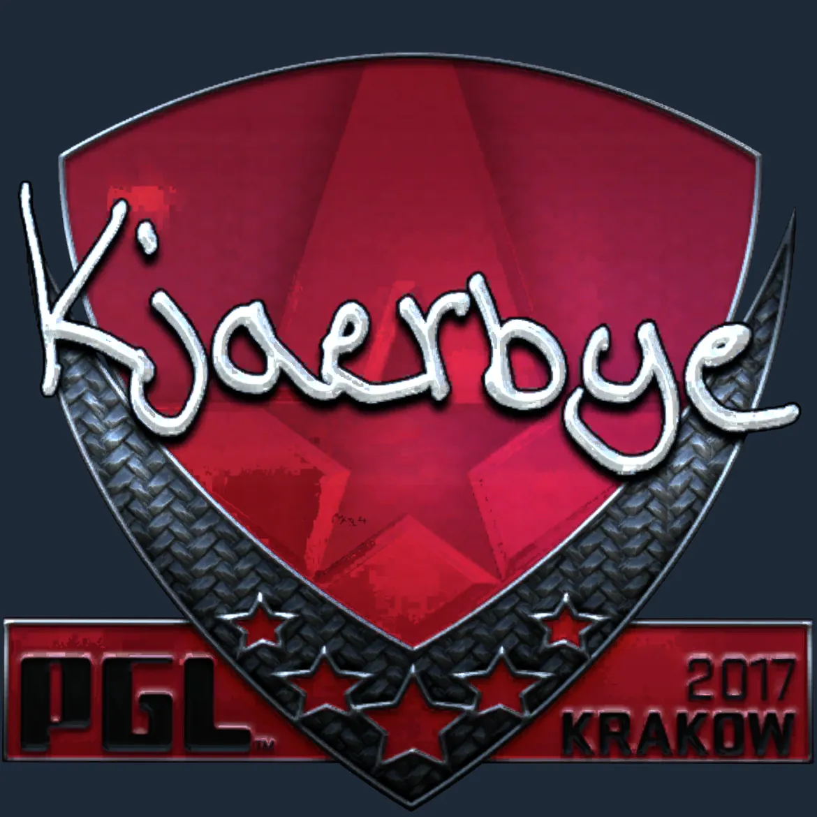 Sticker | Kjaerbye (Foil) | Krakow 2017