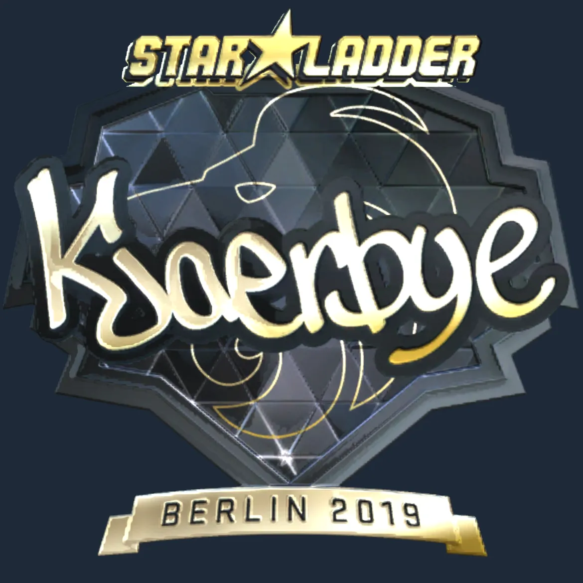 Sticker | Kjaerbye (Gold) | Berlin 2019