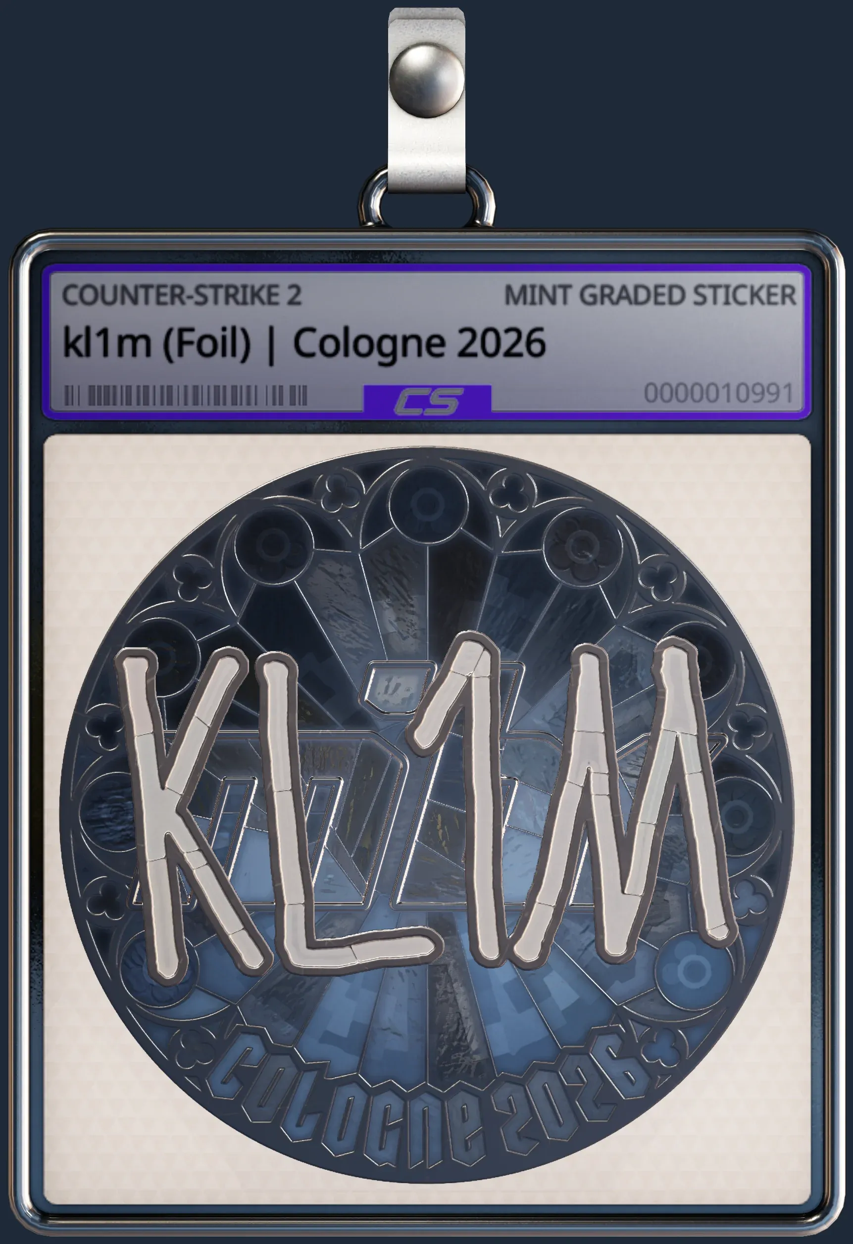 Sticker | kl1m (Foil) | Cologne 2026 Sticker | kl1m (Foil) | Cologne 2026