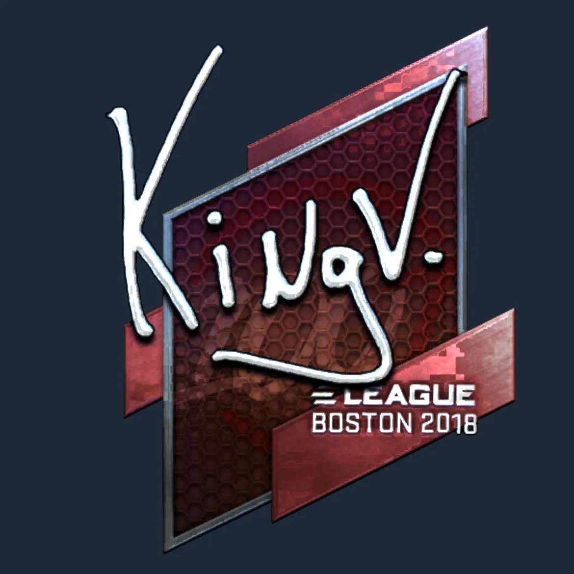 Sticker | kNgV- (Foil) | Boston 2018