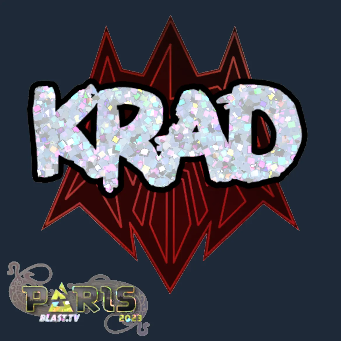 Sticker | Krad (Glitter) | Paris 2023