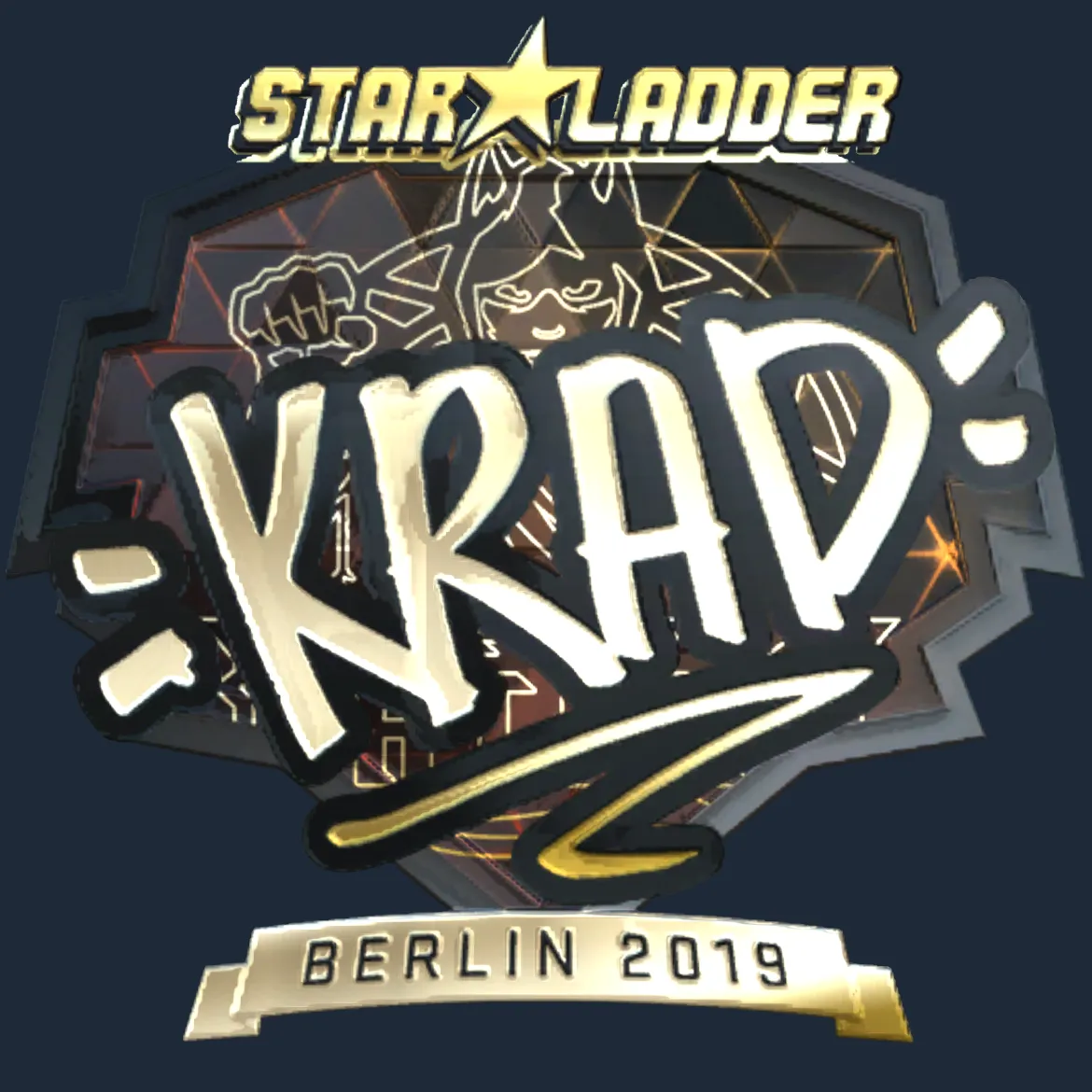 Sticker | Krad (Gold) | Berlin 2019