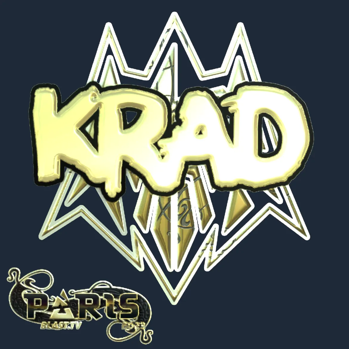 Sticker | Krad (Gold) | Paris 2023
