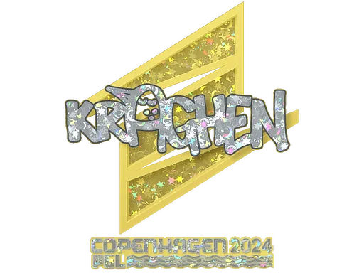 Sticker | kraghen (Glitter) | Copenhagen 2024