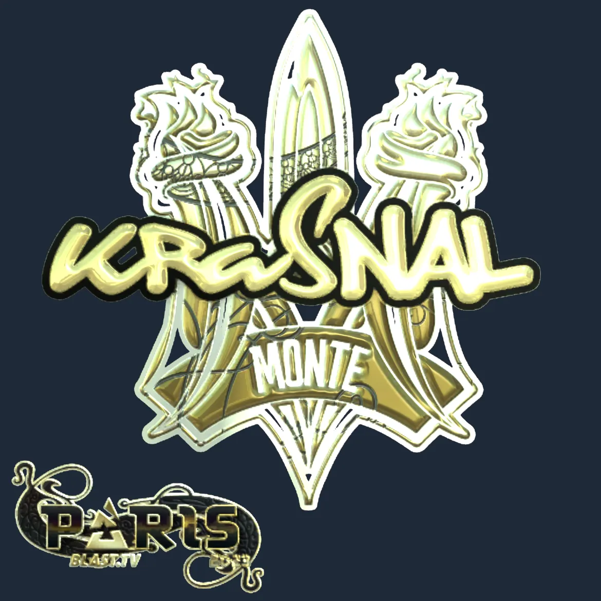 Sticker | kRaSnaL (Gold) | Paris 2023