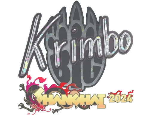 Sticker | Krimbo (Glitter) | Shanghai 2024