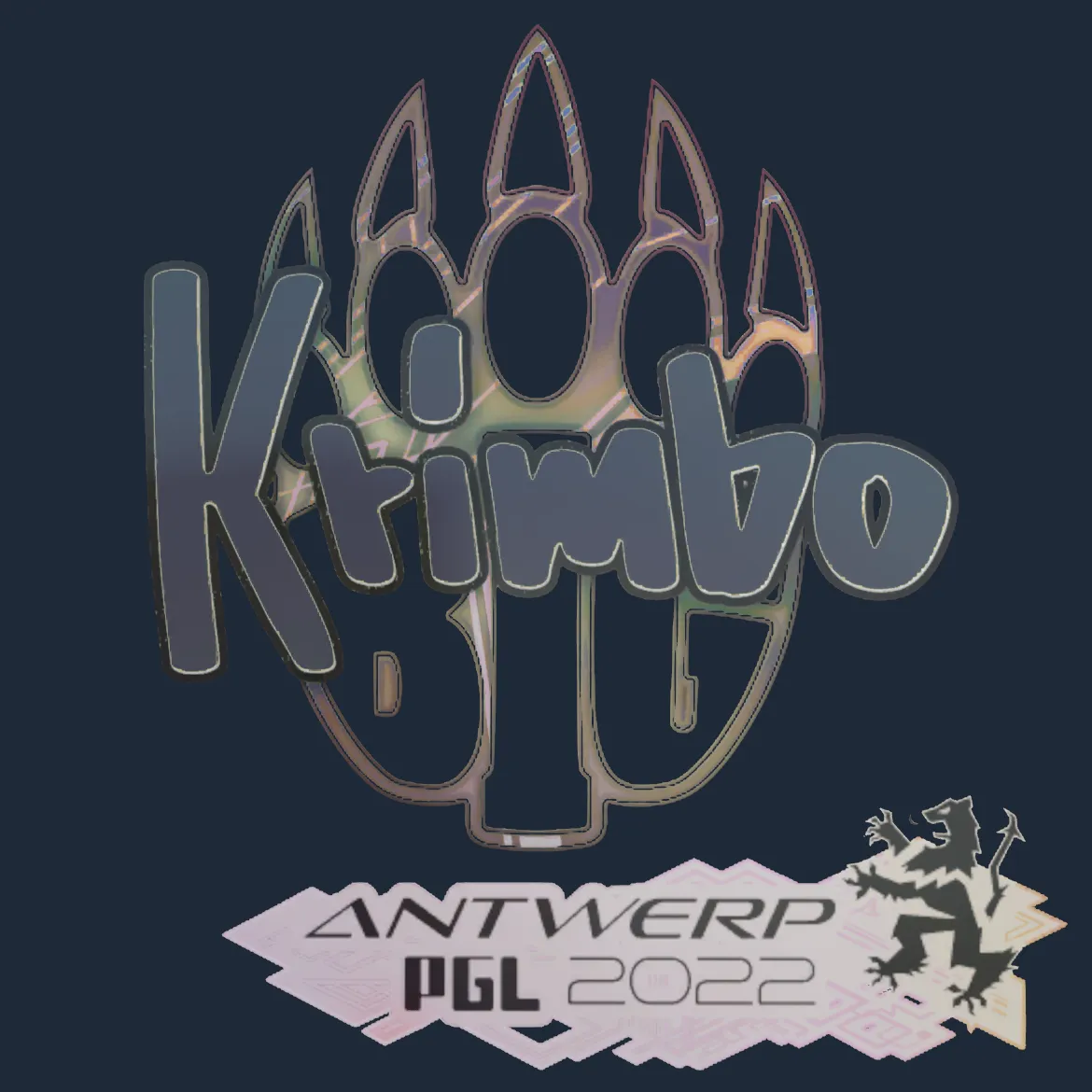Sticker | Krimbo (Holo) | Antwerp 2022