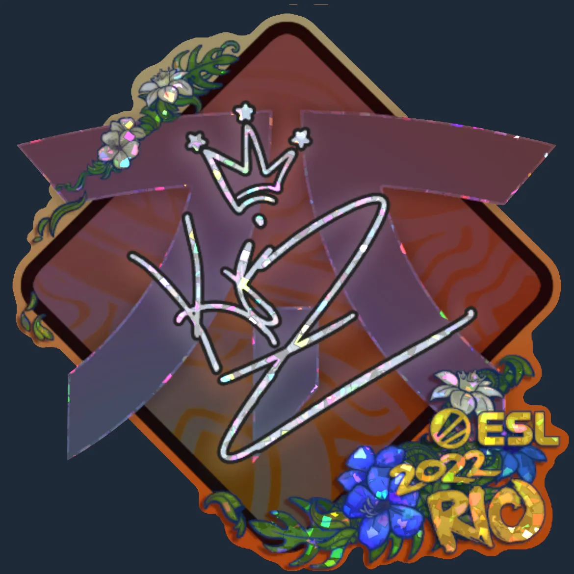 Sticker | KRIMZ (Glitter) | Rio 2022