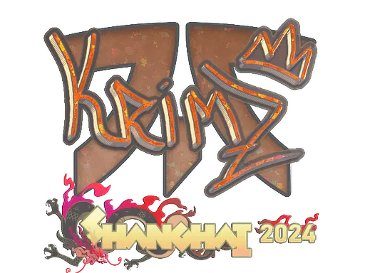 Sticker | KRIMZ (Glitter) | Shanghai 2024