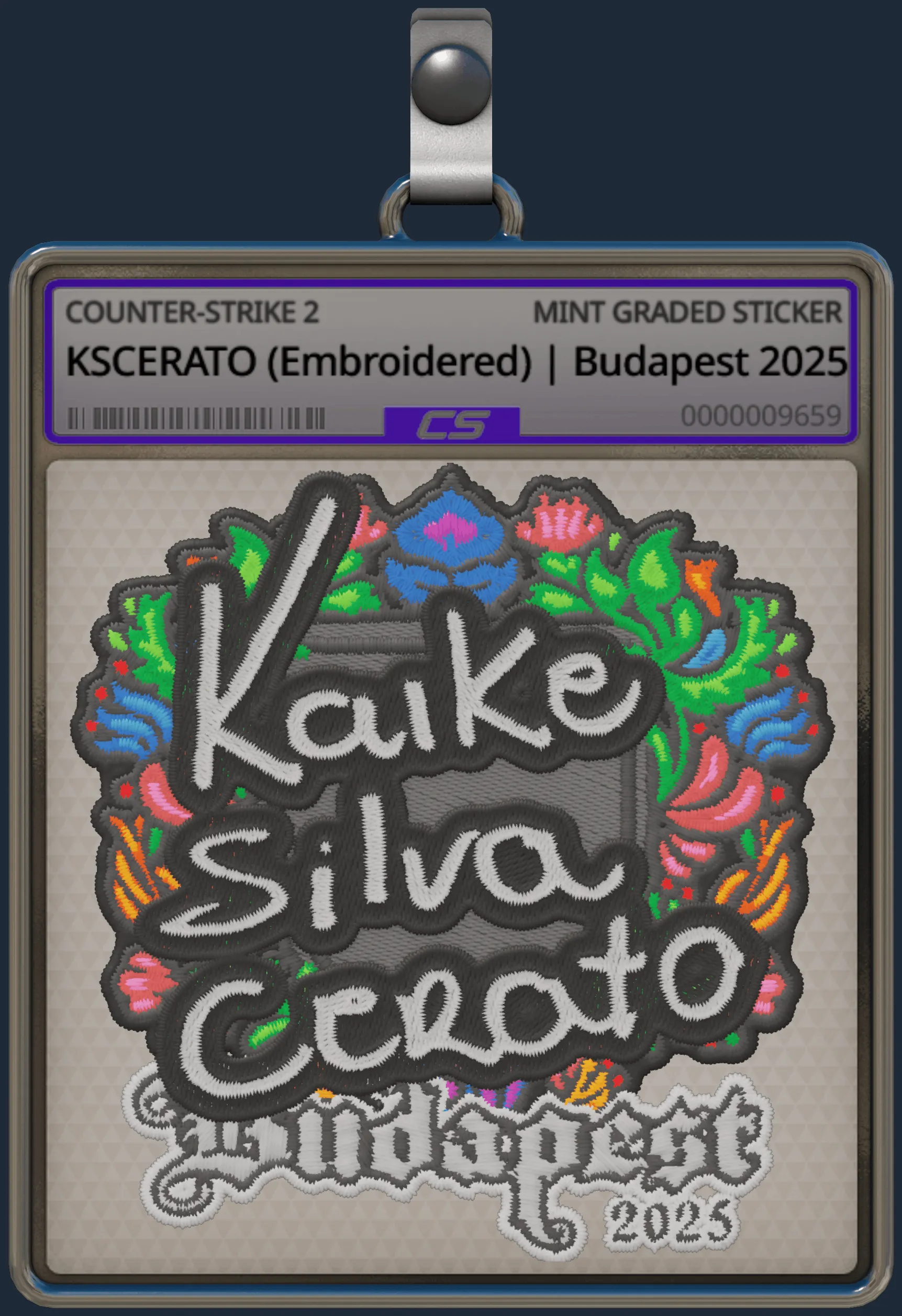 Sticker | KSCERATO (Embroidered) | Budapest 2025