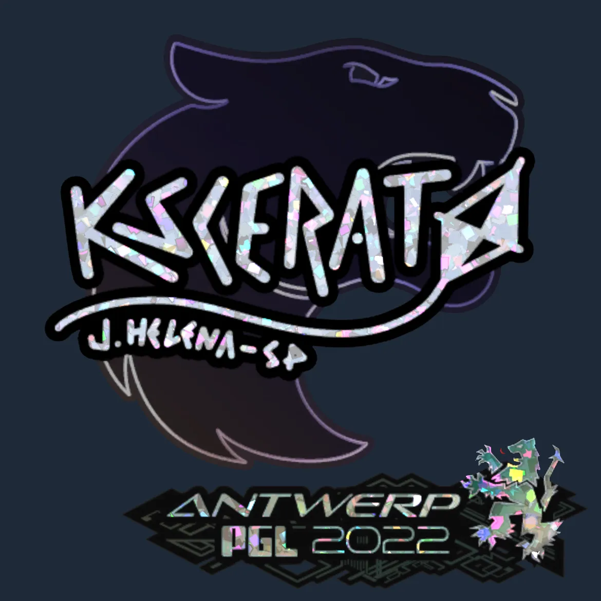 Sticker | KSCERATO (Glitter) | Antwerp 2022