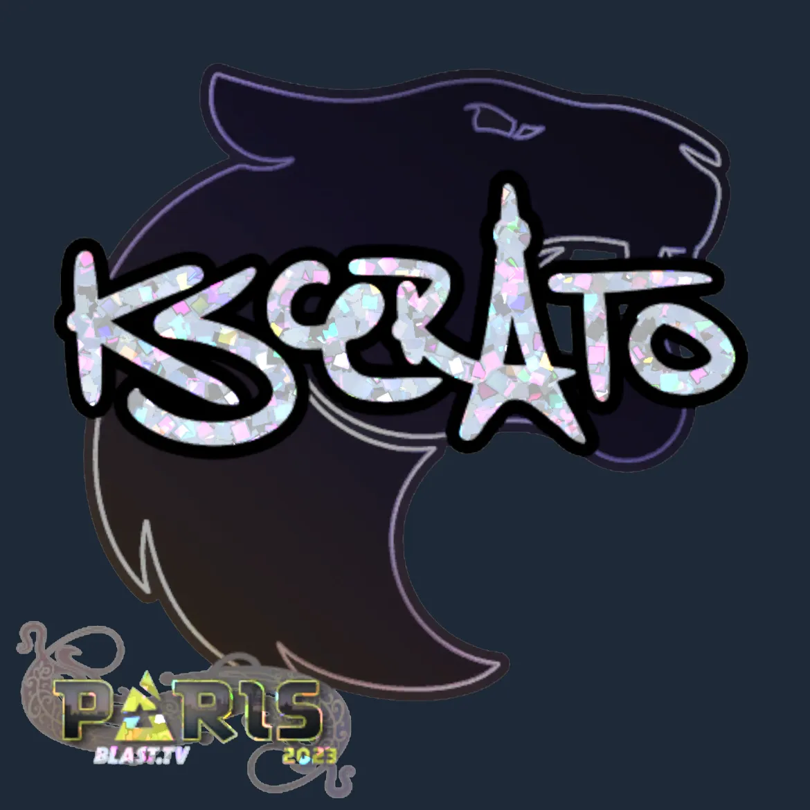 Sticker | KSCERATO (Glitter) | Paris 2023