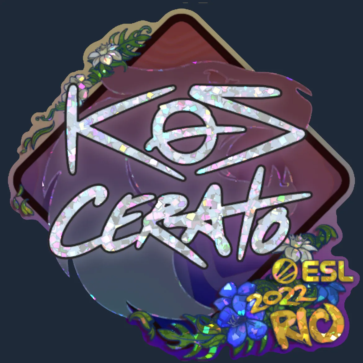 Sticker | KSCERATO (Glitter) | Rio 2022