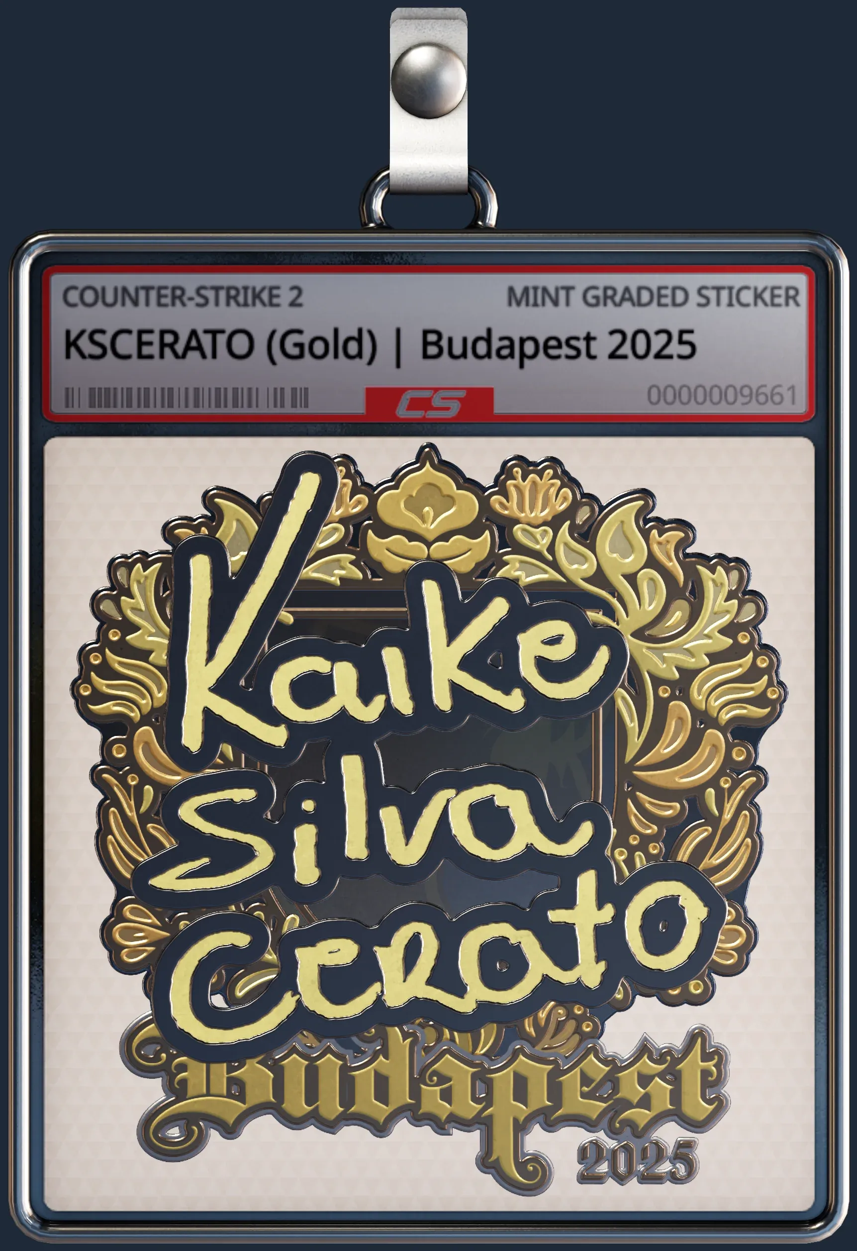 Sticker | KSCERATO (Gold) | Budapest 2025