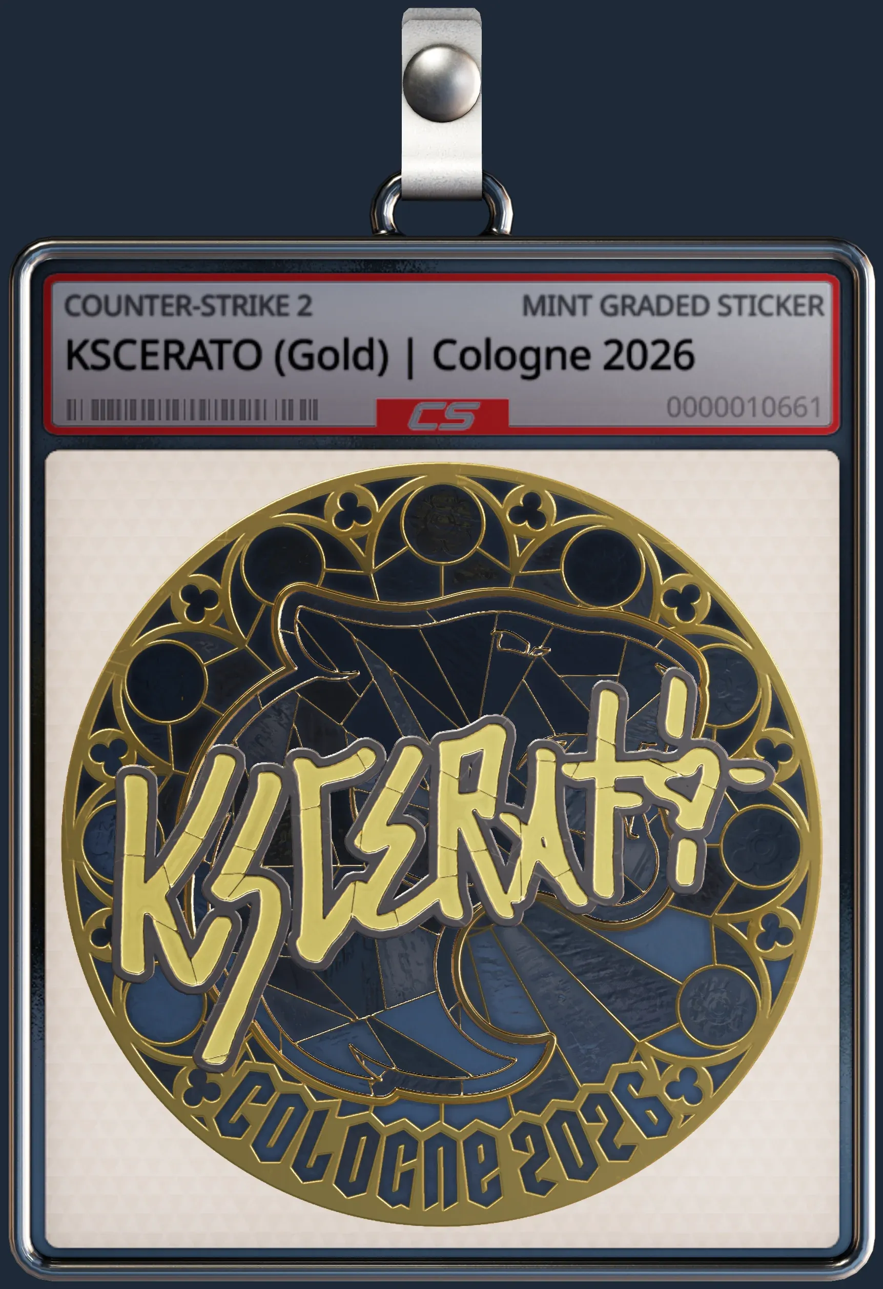 Sticker | KSCERATO (Gold) | Cologne 2026