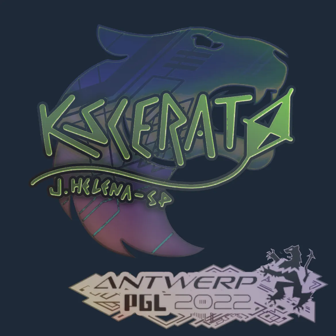 Sticker | KSCERATO (Holo) | Antwerp 2022