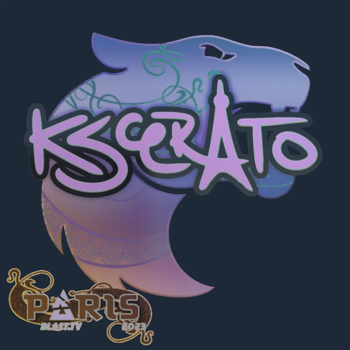 Sticker | KSCERATO (Holo) | Paris 2023