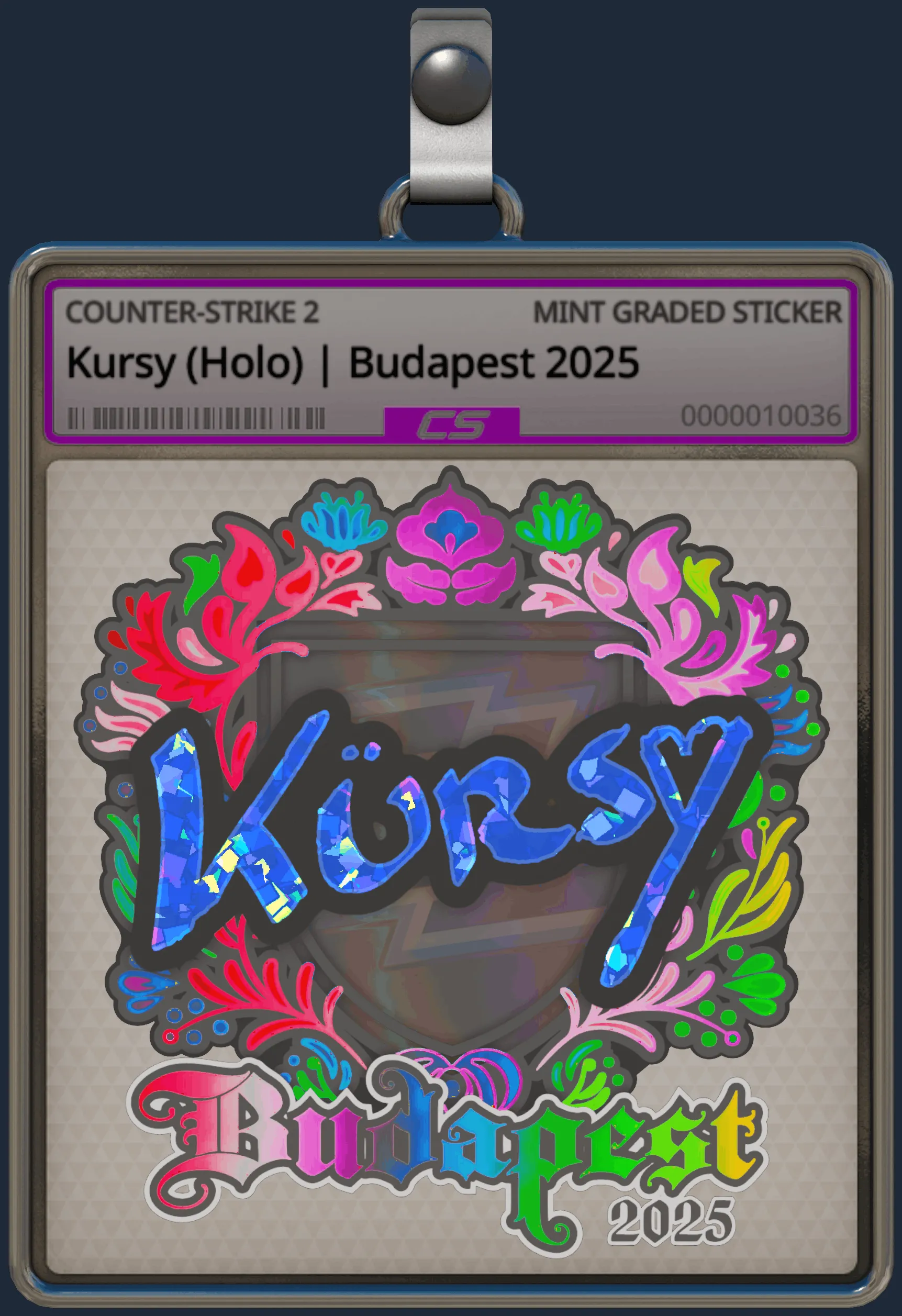 Sticker | Kursy (Holo) | Budapest 2025