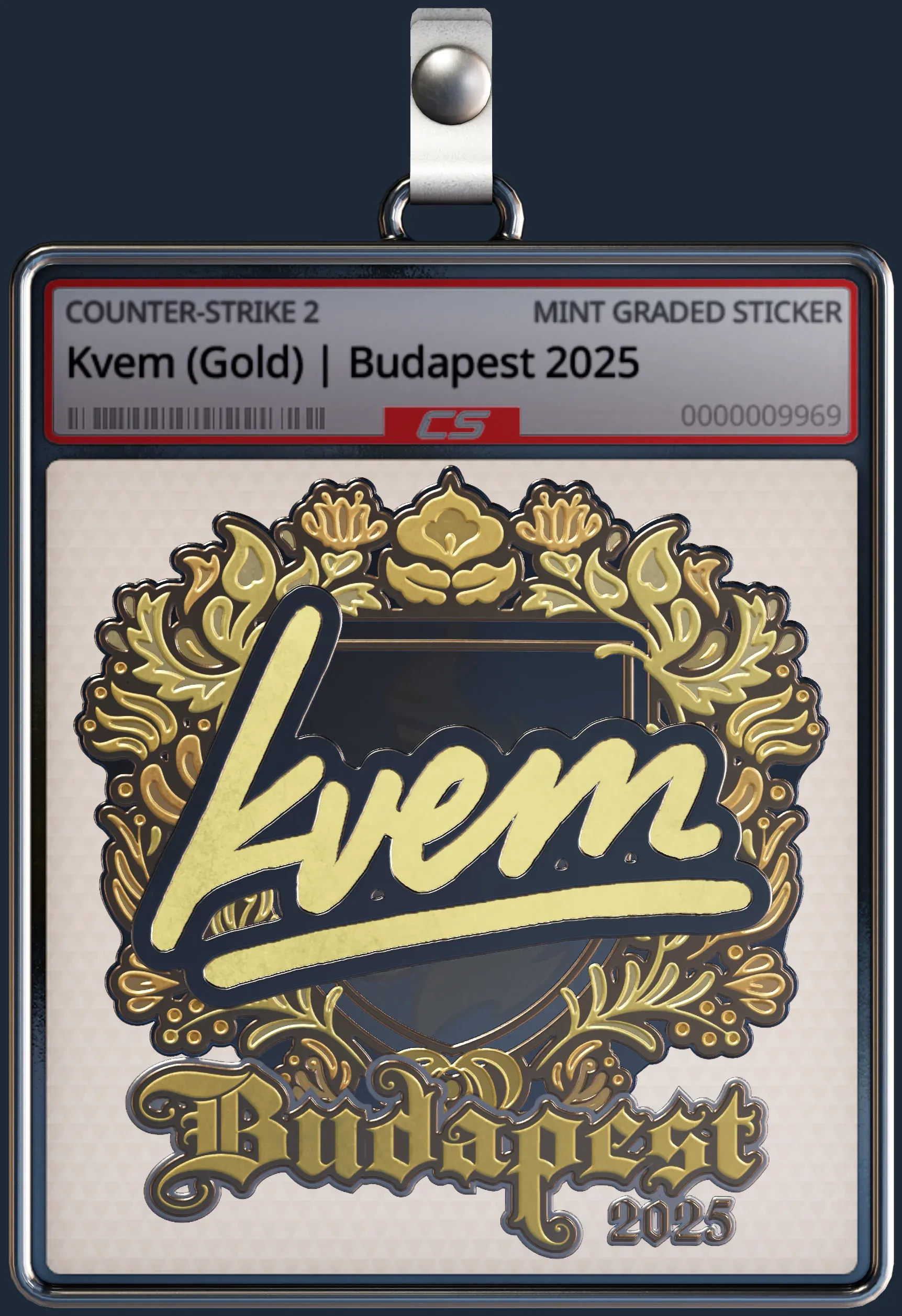 Sticker | Kvem (Gold) | Budapest 2025