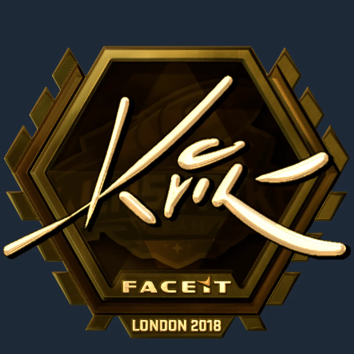 Sticker | Kvik (Gold) | London 2018
