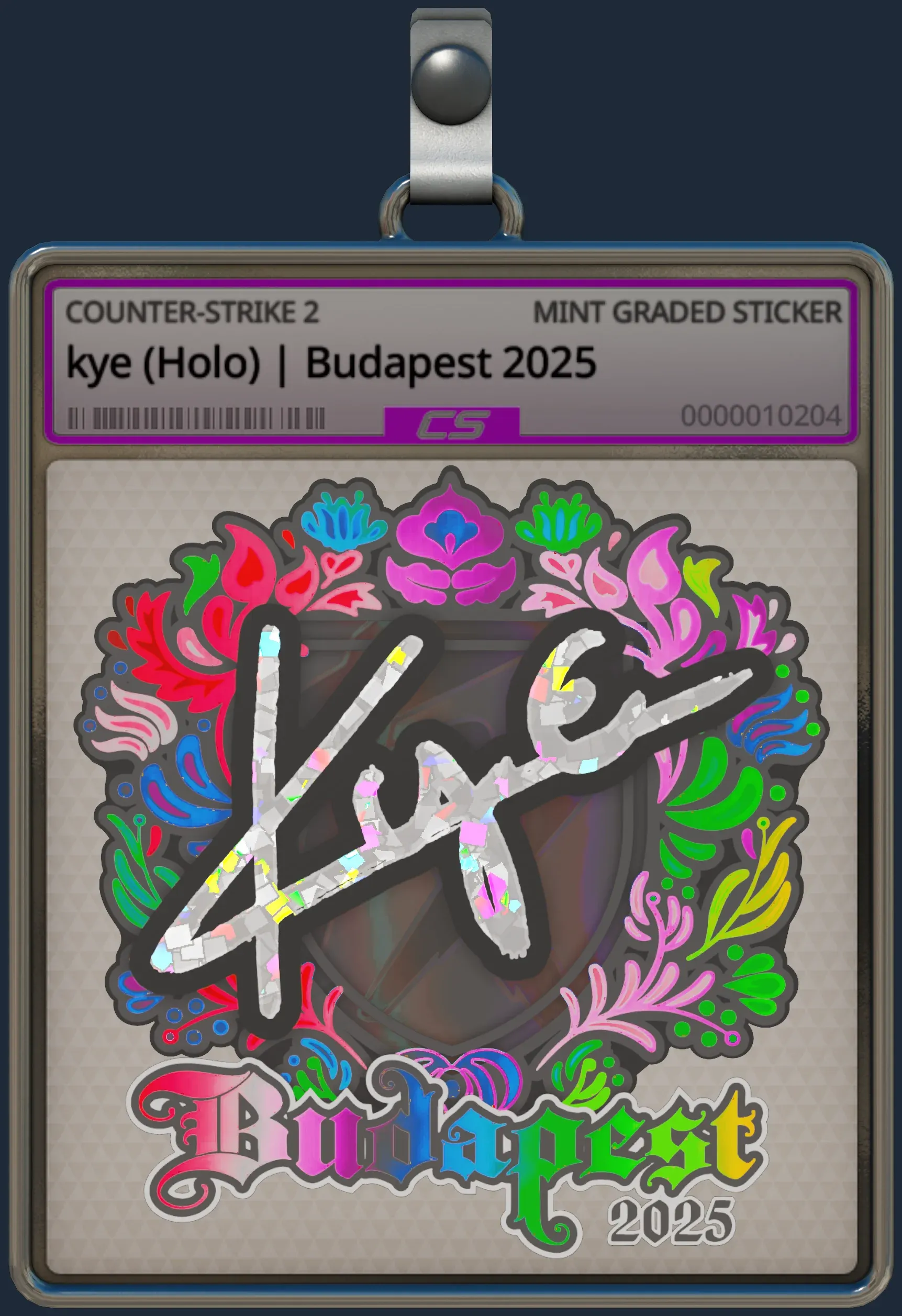 Sticker | kye (Holo) | Budapest 2025