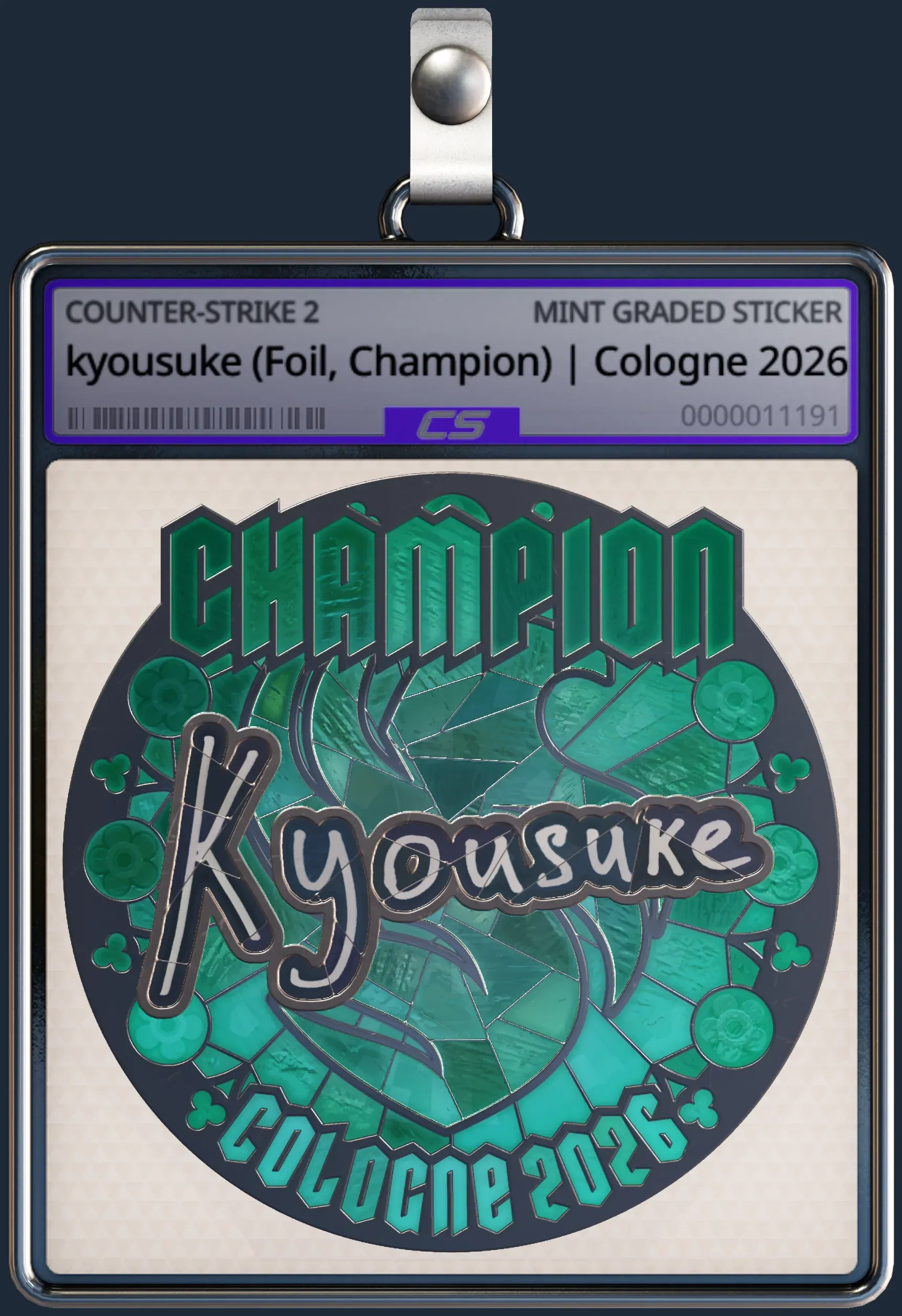 Sticker | kyousuke (Foil, Champion) | Cologne 2026 Sticker | kyousuke (Foil, Champion) | Cologne 2026