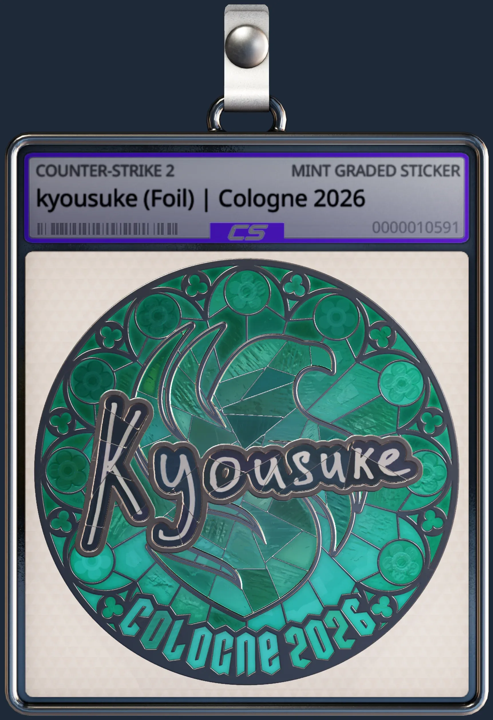 Sticker | kyousuke (Foil) | Cologne 2026