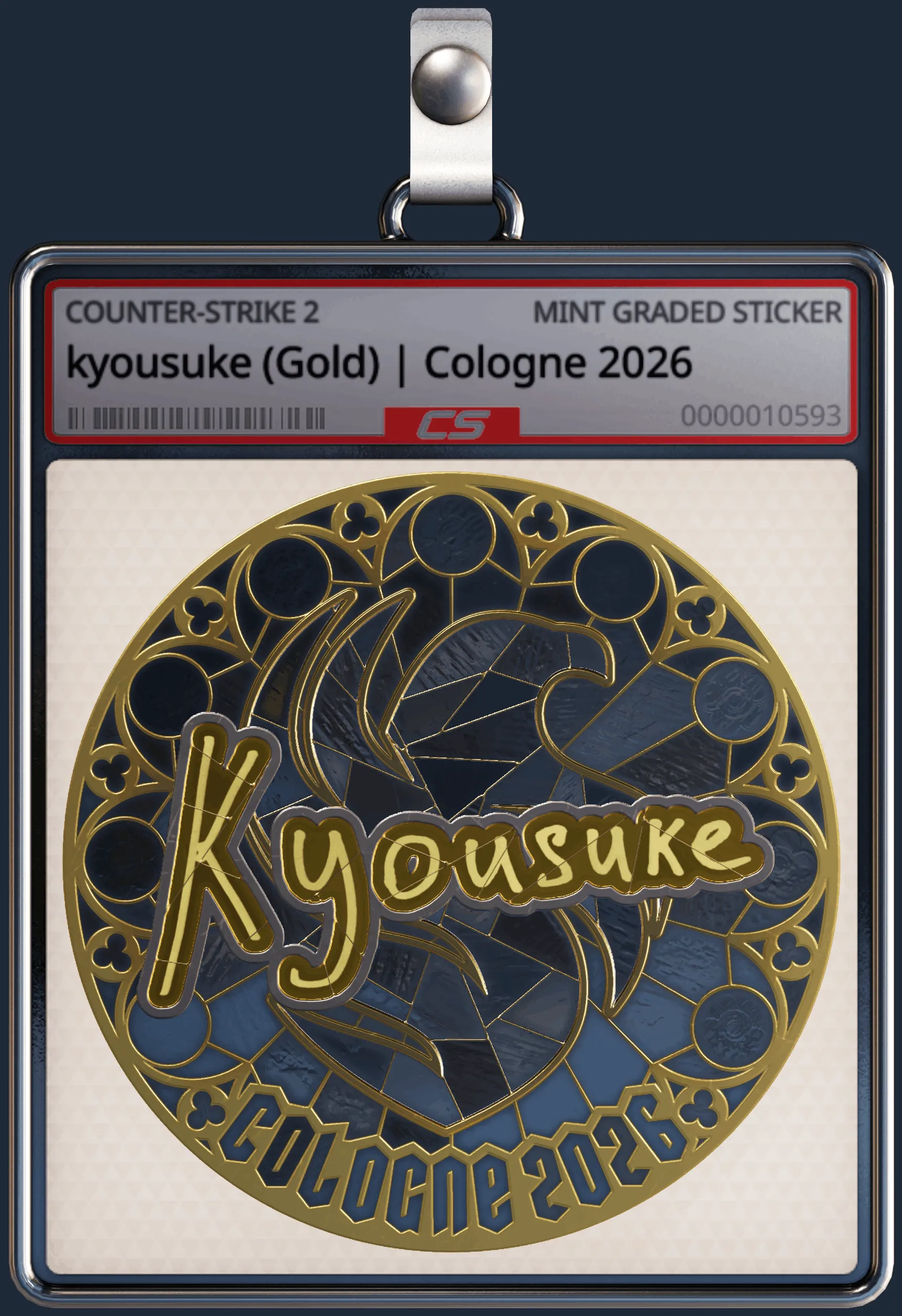 Sticker | kyousuke (Gold) | Cologne 2026