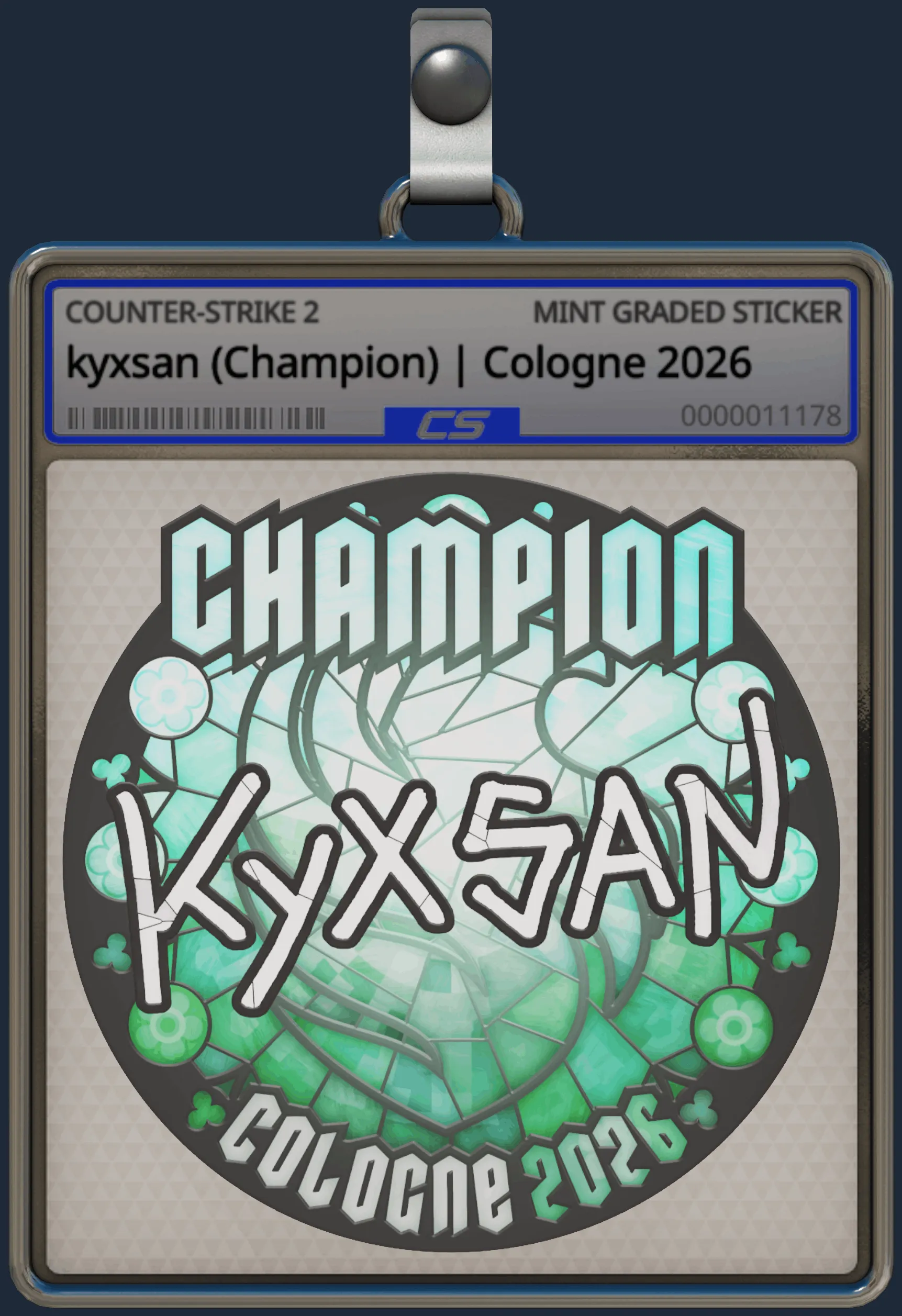Sticker | kyxsan (Champion) | Cologne 2026 Sticker | kyxsan (Champion) | Cologne 2026