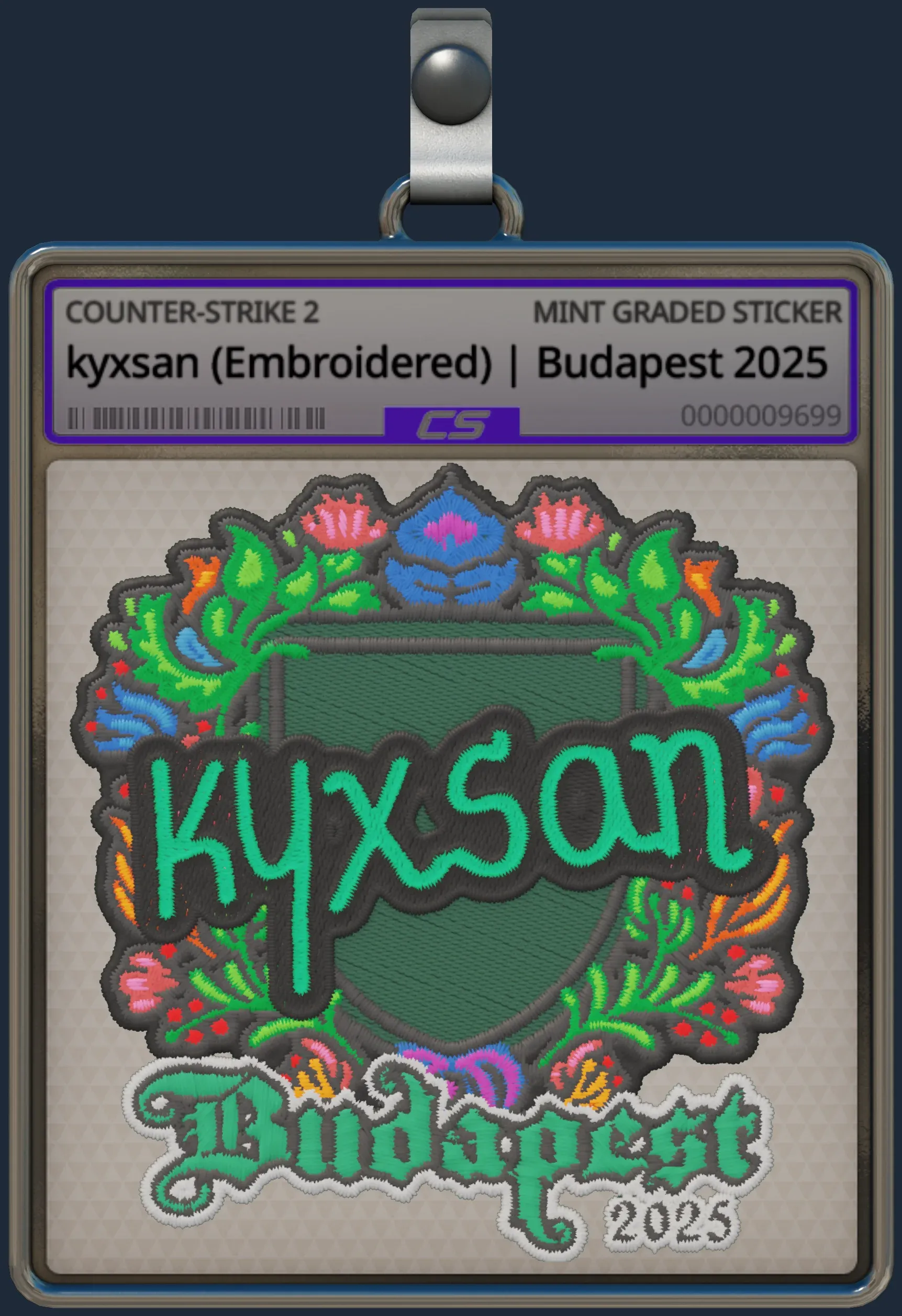 Sticker | kyxsan (Embroidered) | Budapest 2025