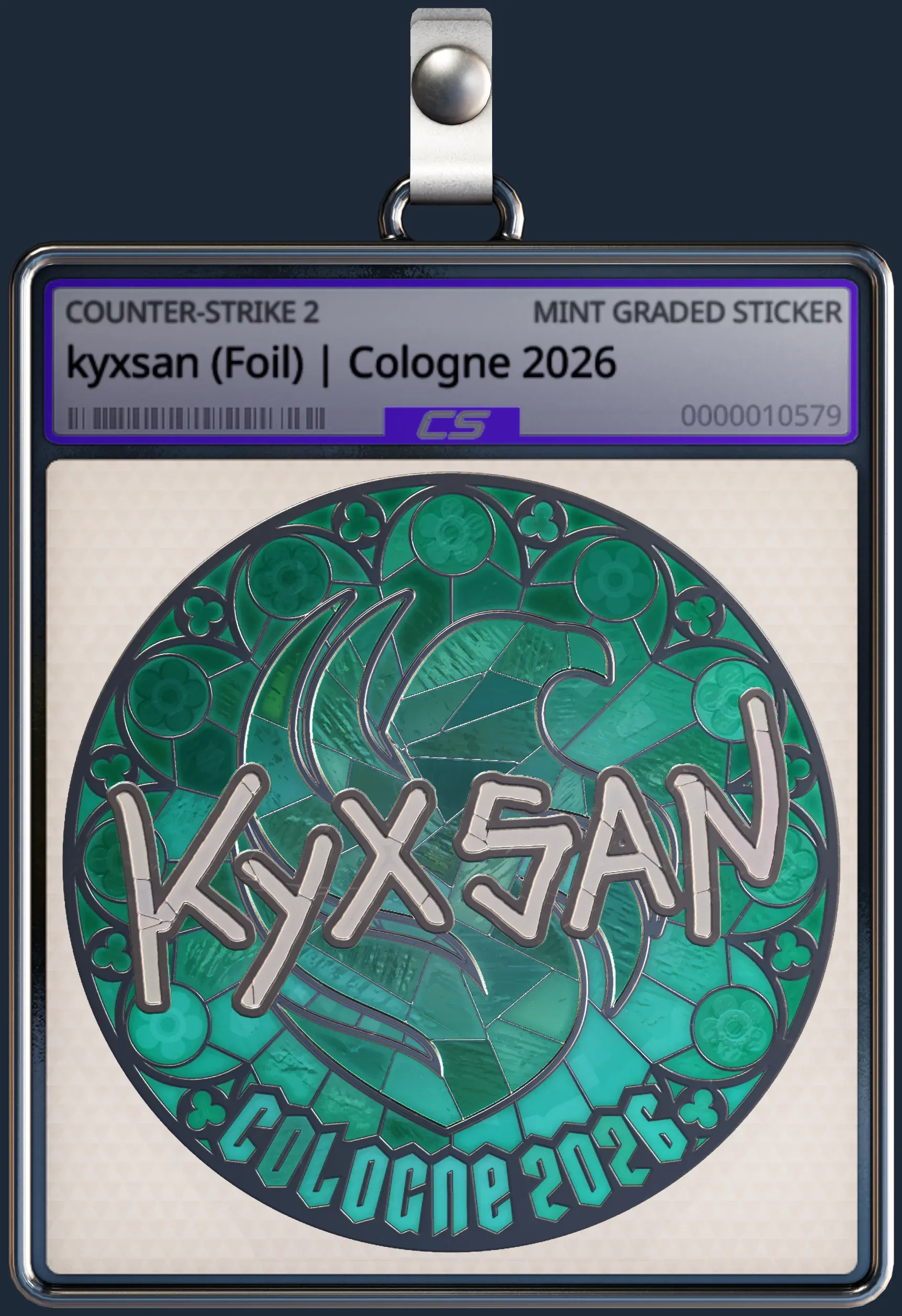 Sticker | kyxsan (Foil) | Cologne 2026