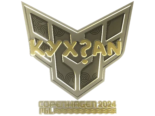 Sticker | kyxsan (Gold) | Copenhagen 2024