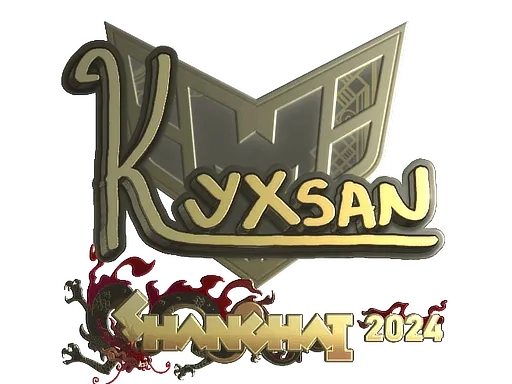 Sticker | kyxsan (Gold) | Shanghai 2024