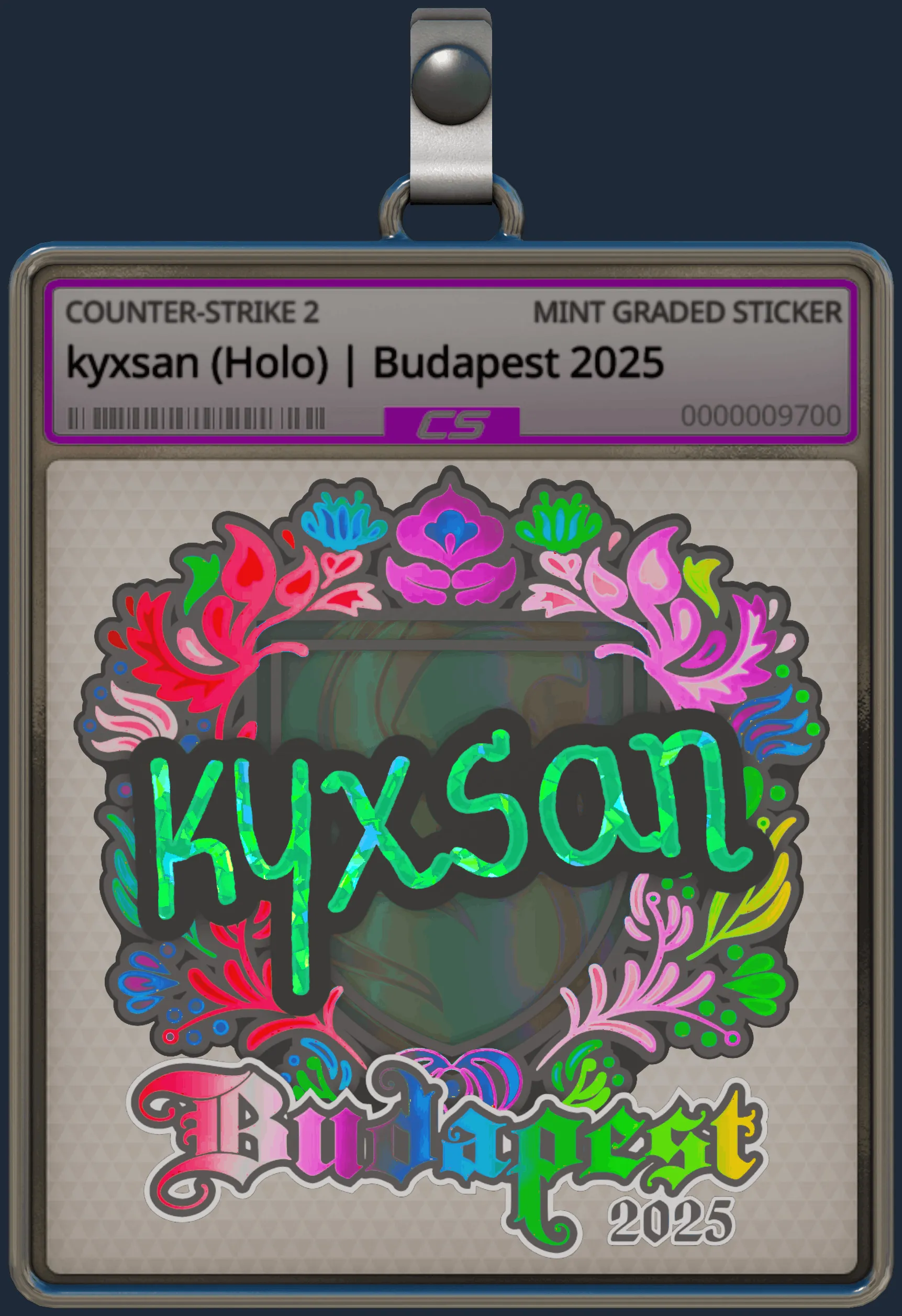 Sticker | kyxsan (Holo) | Budapest 2025