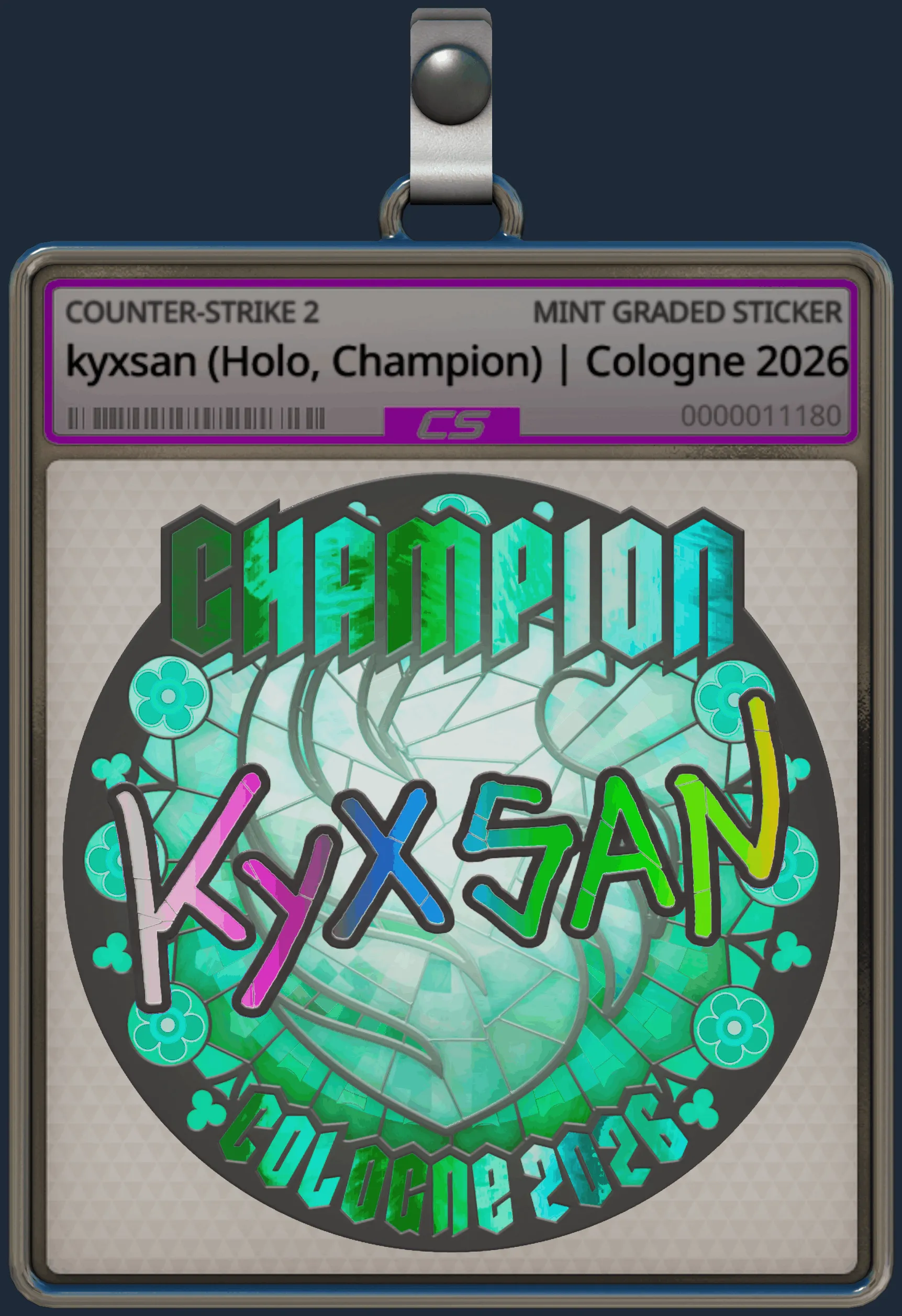 Sticker | kyxsan (Holo, Champion) | Cologne 2026 Sticker | kyxsan (Holo, Champion) | Cologne 2026