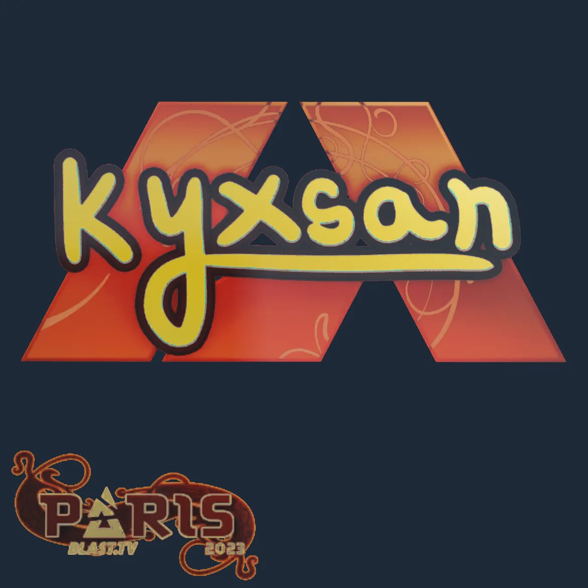 Sticker | kyxsan (Holo) | Paris 2023