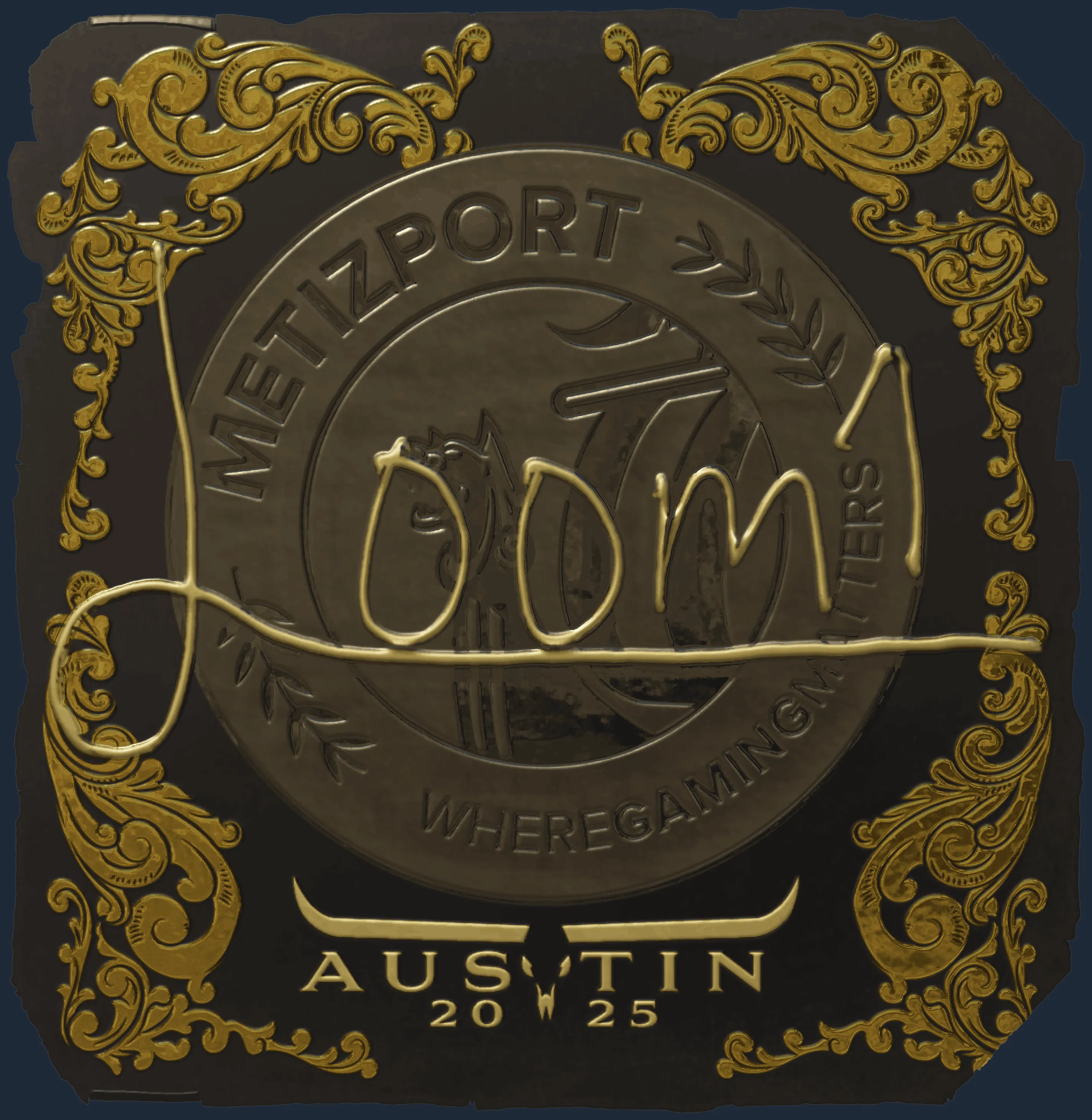 Sticker | L00m1 (Gold) | Austin 2025