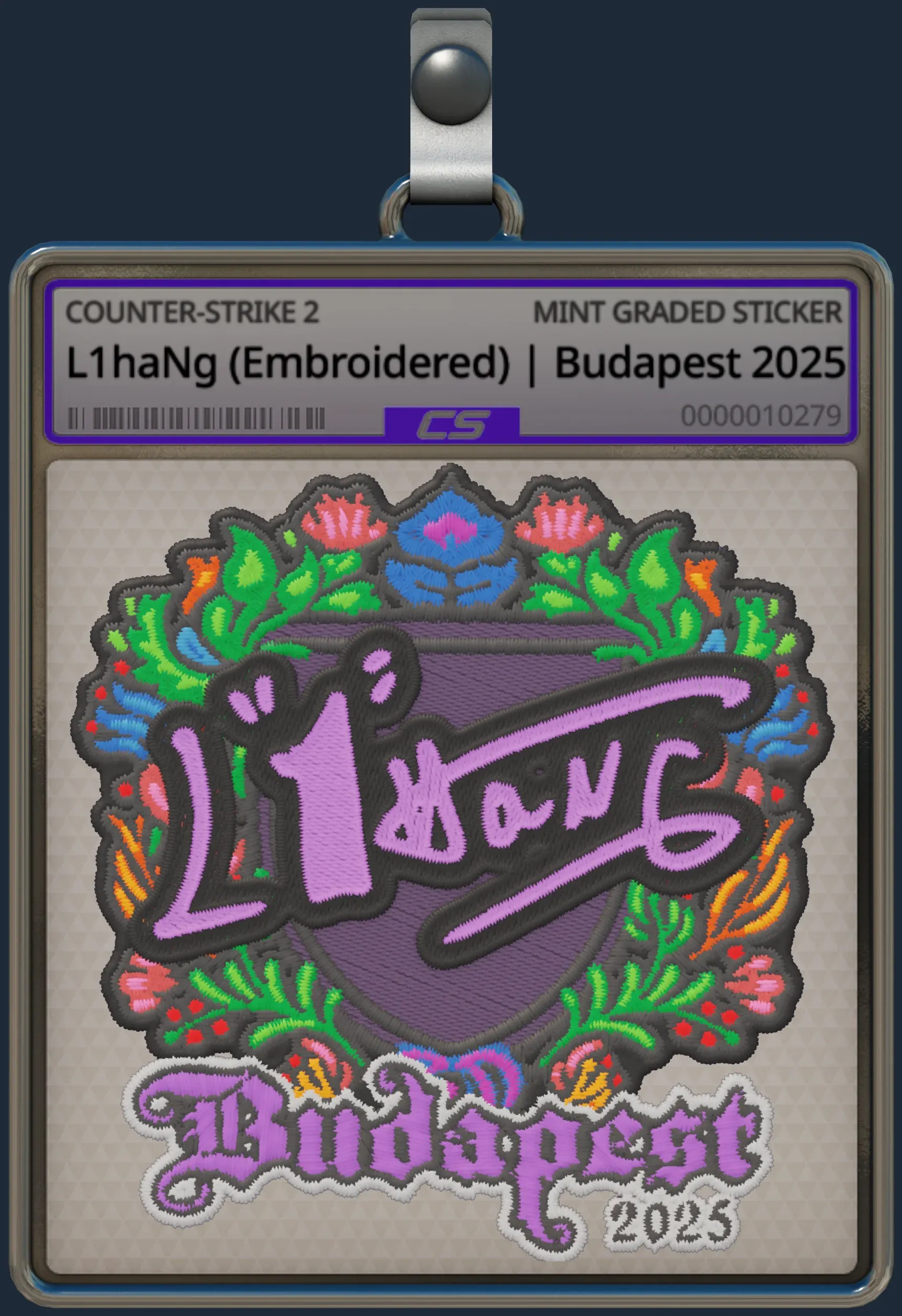 Sticker | L1haNg (Embroidered) | Budapest 2025