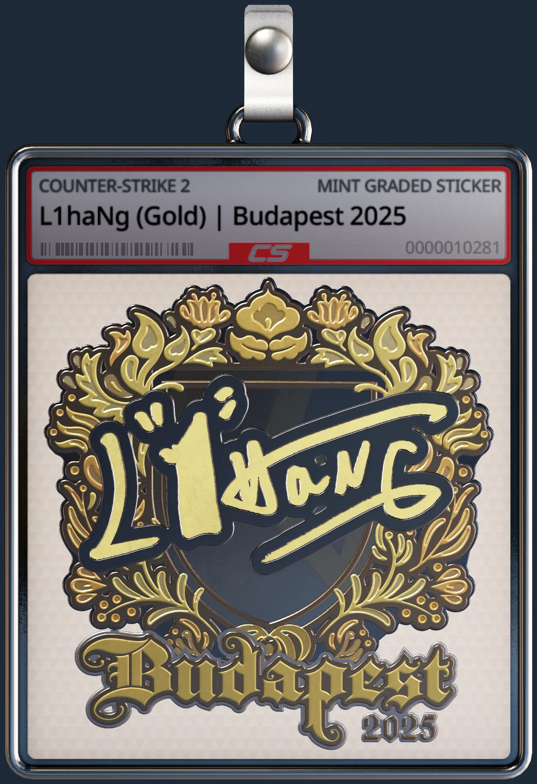 Sticker | L1haNg (Gold) | Budapest 2025
