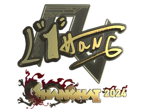 Sticker | L1haNg (Gold) | Shanghai 2024