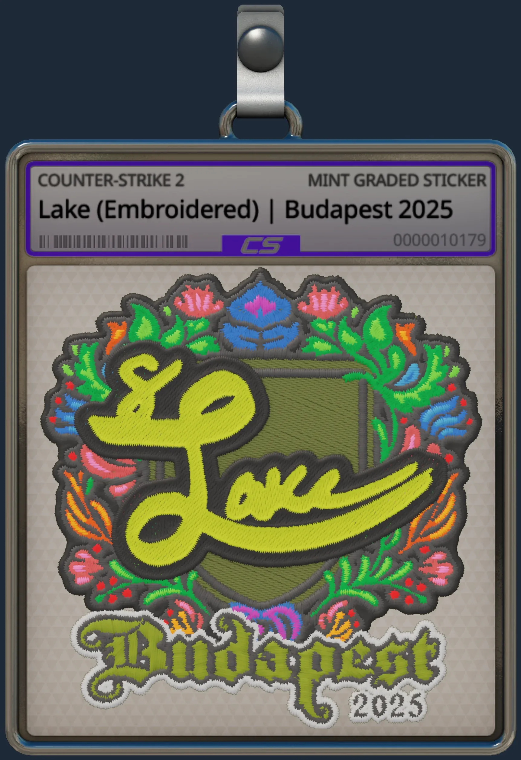 Sticker | Lake (Embroidered) | Budapest 2025