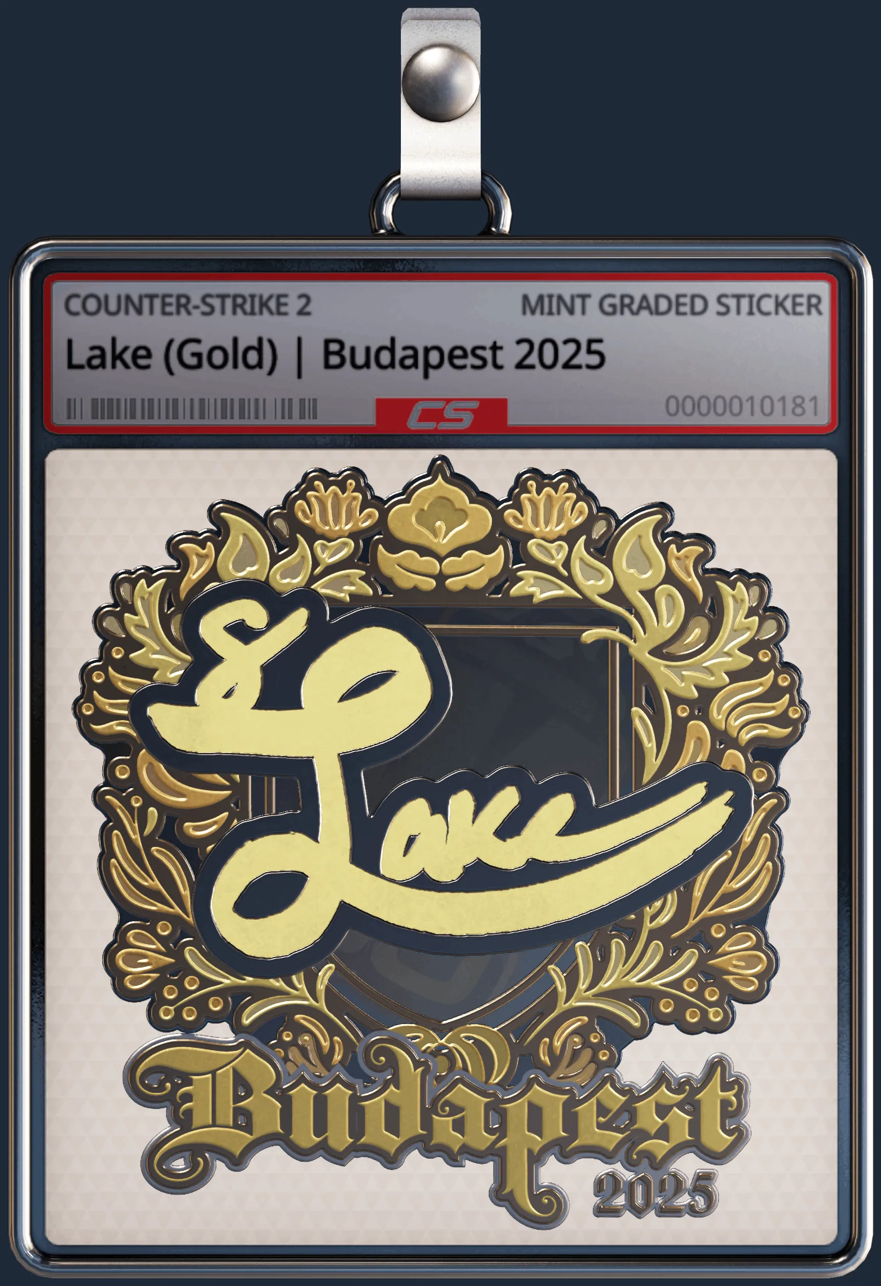 Sticker | Lake (Gold) | Budapest 2025