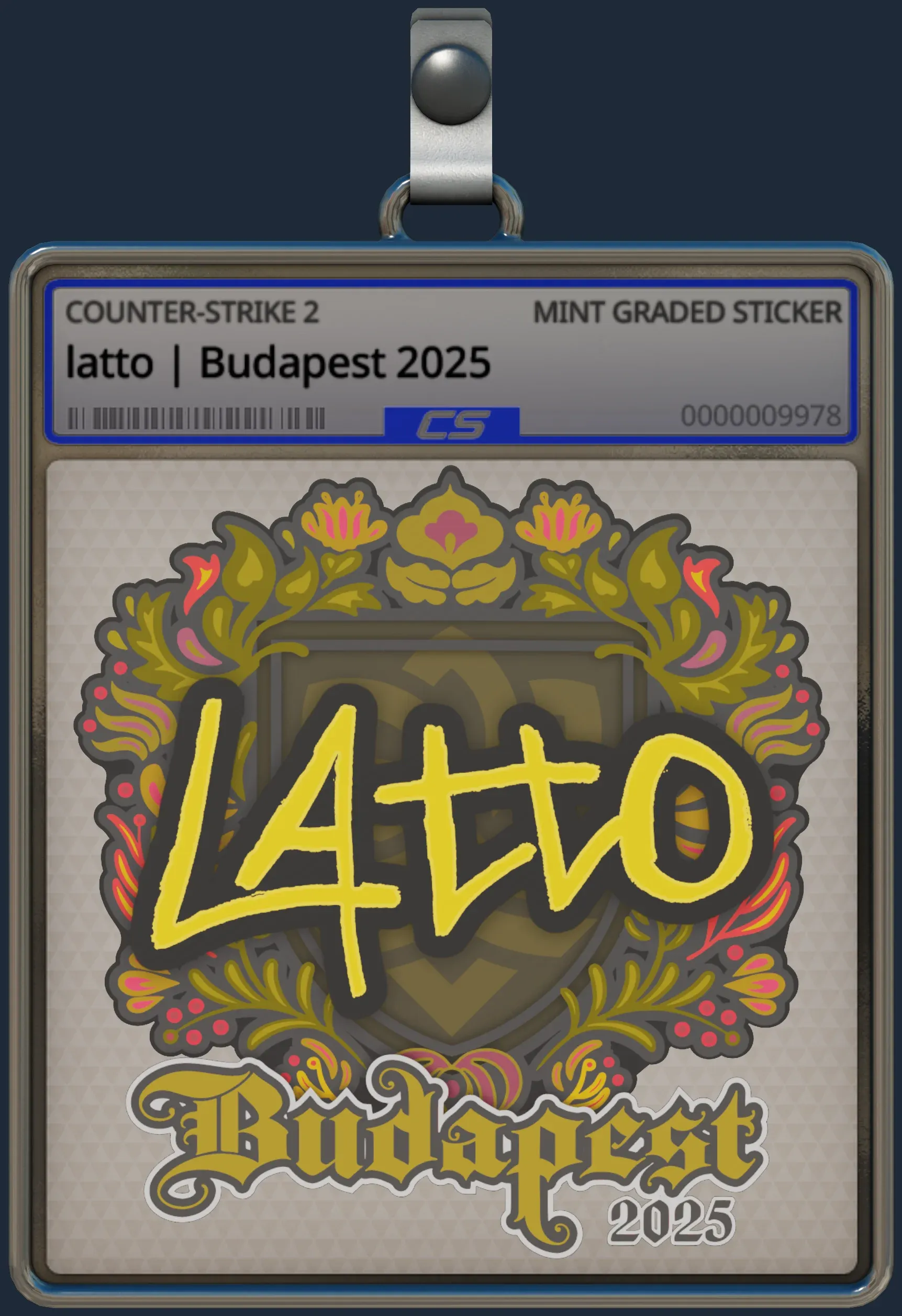 Sticker | latto | Budapest 2025