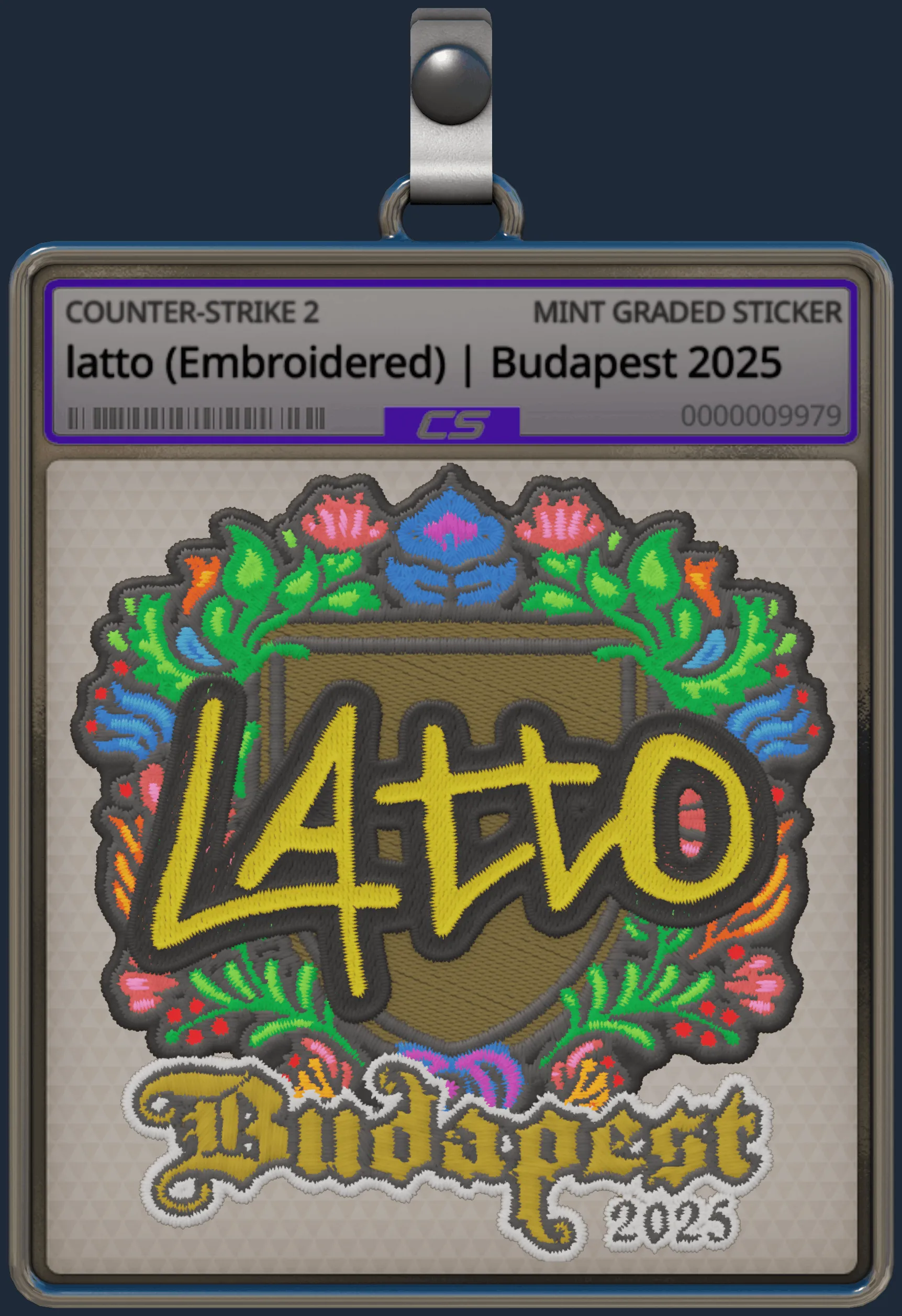 Sticker | latto (Embroidered) | Budapest 2025