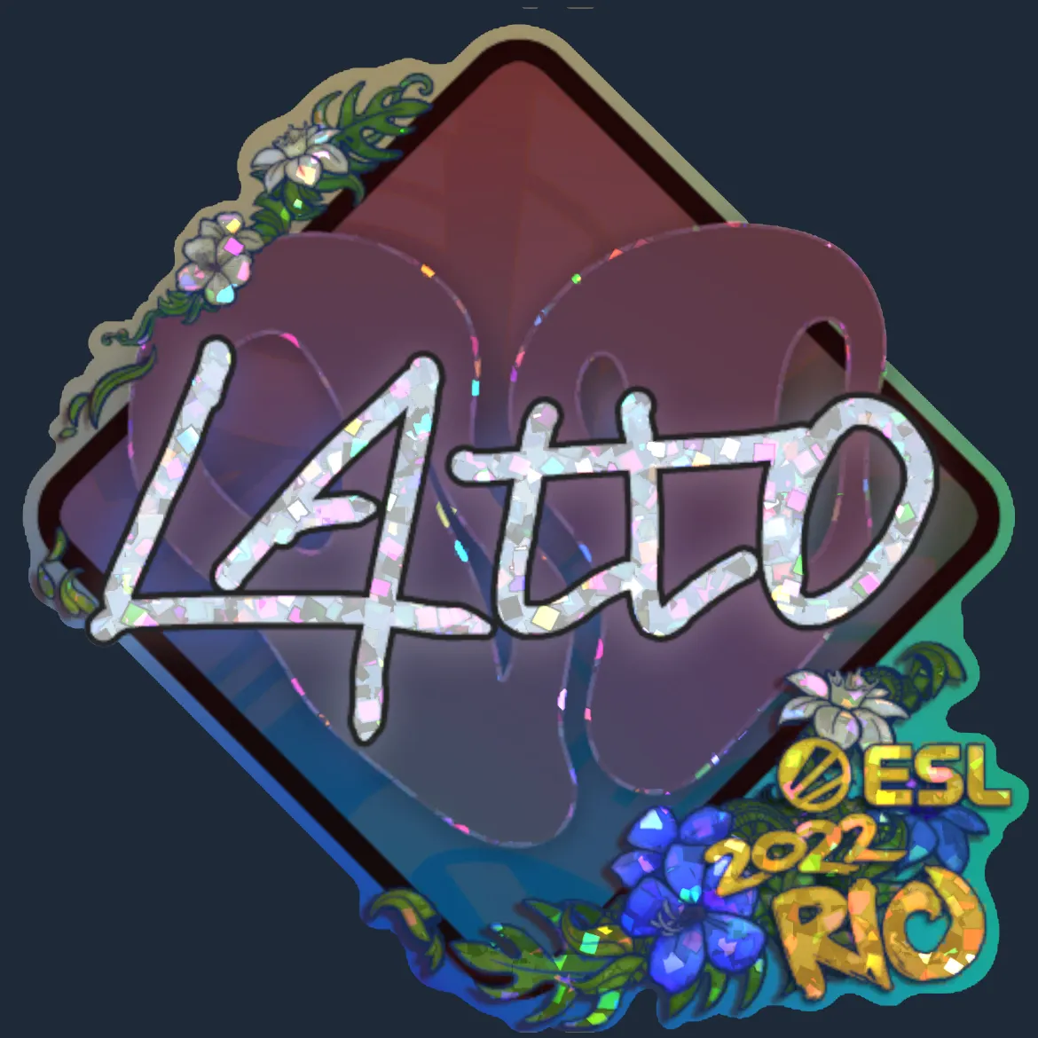 Sticker | latto (Glitter) | Rio 2022