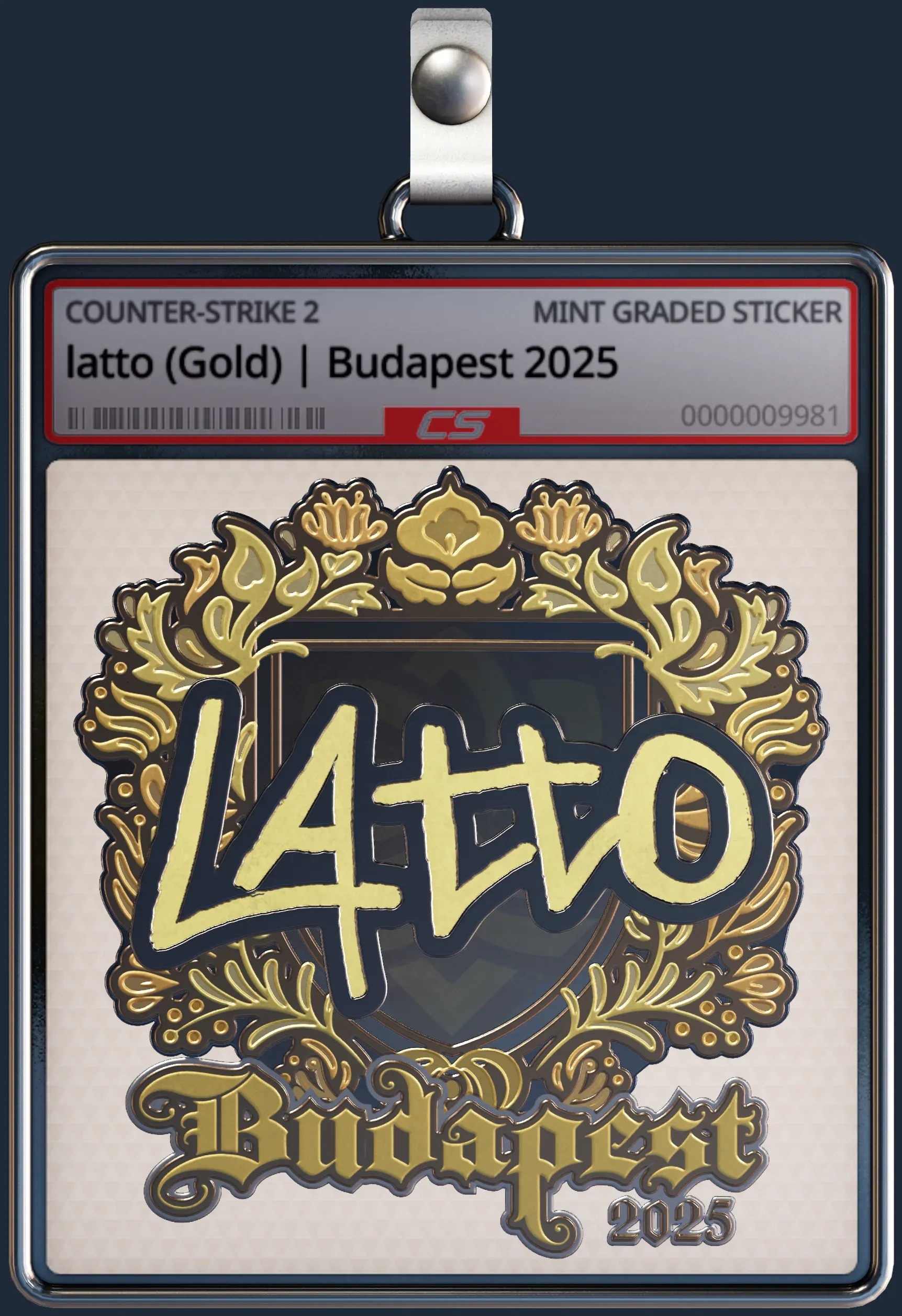 Sticker | latto (Gold) | Budapest 2025