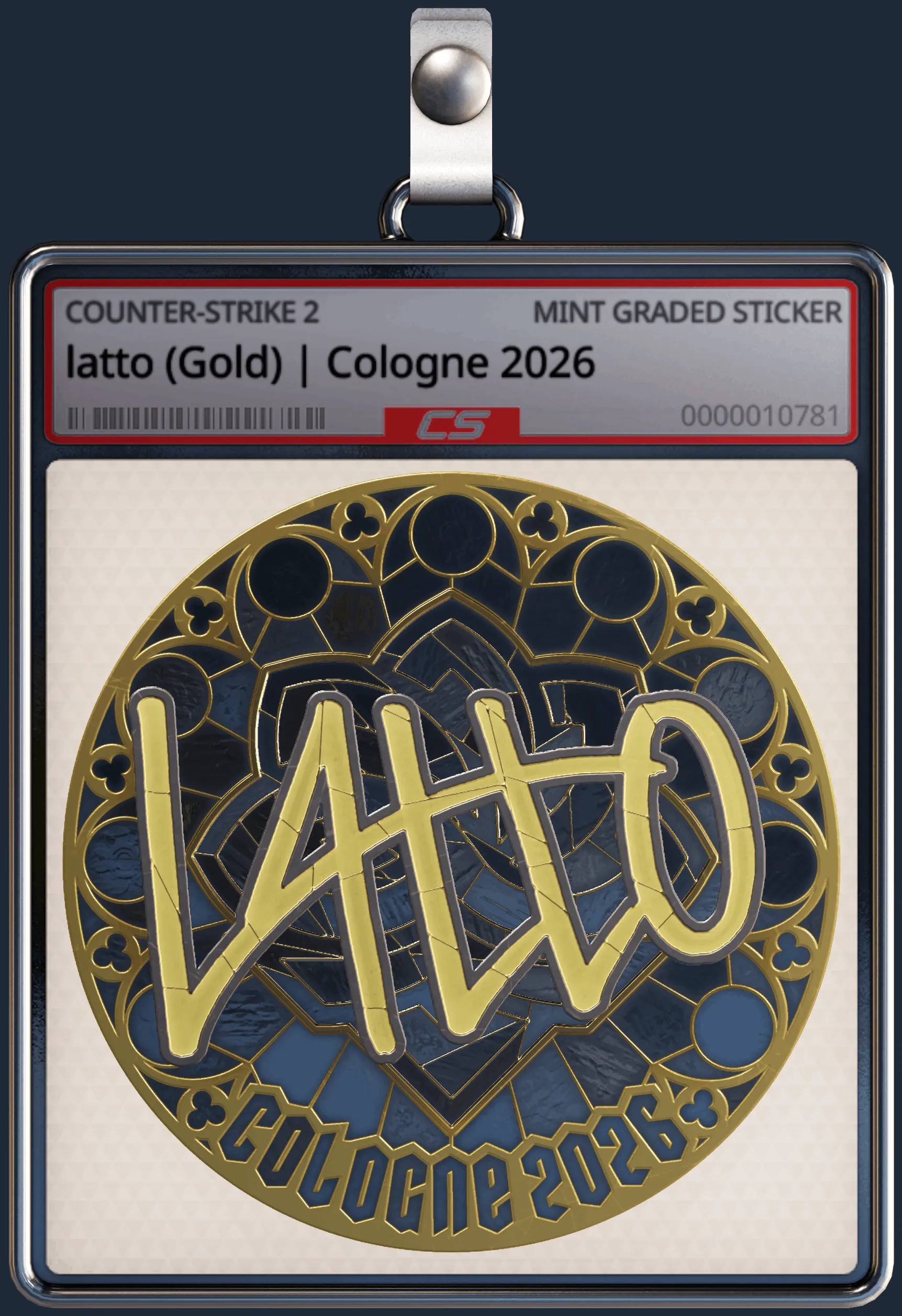 Sticker | latto (Gold) | Cologne 2026