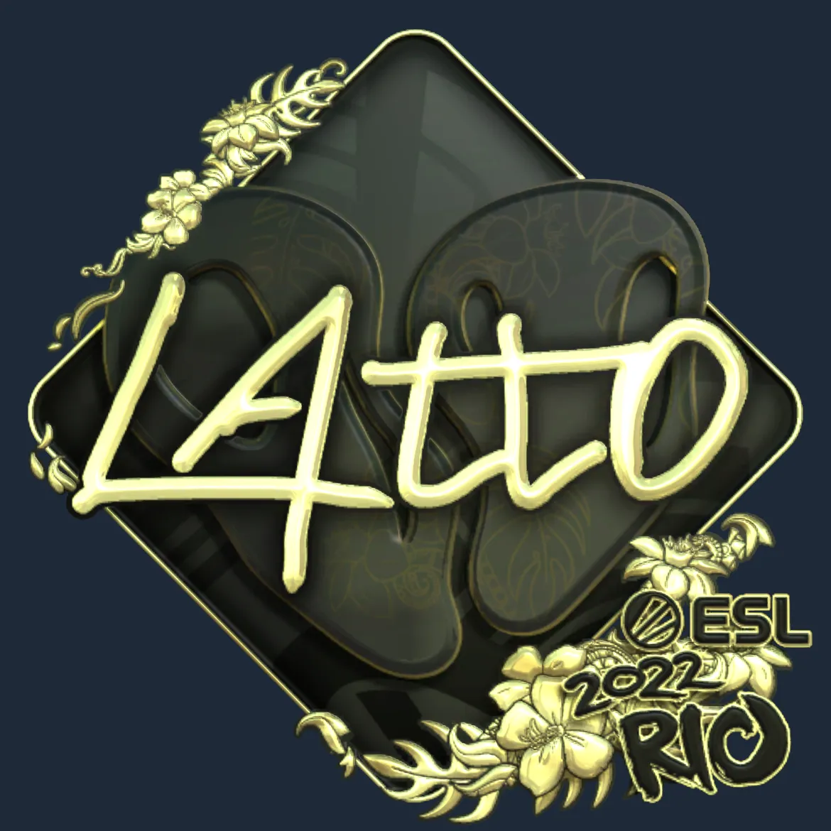 Sticker | latto (Gold) | Rio 2022