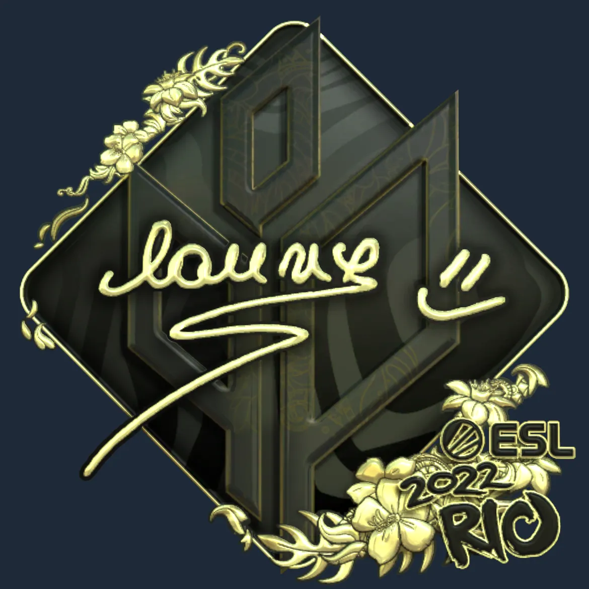 Sticker | lauNX (Gold) | Rio 2022