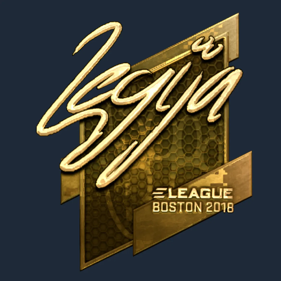 Sticker | LEGIJA (Gold) | Boston 2018
